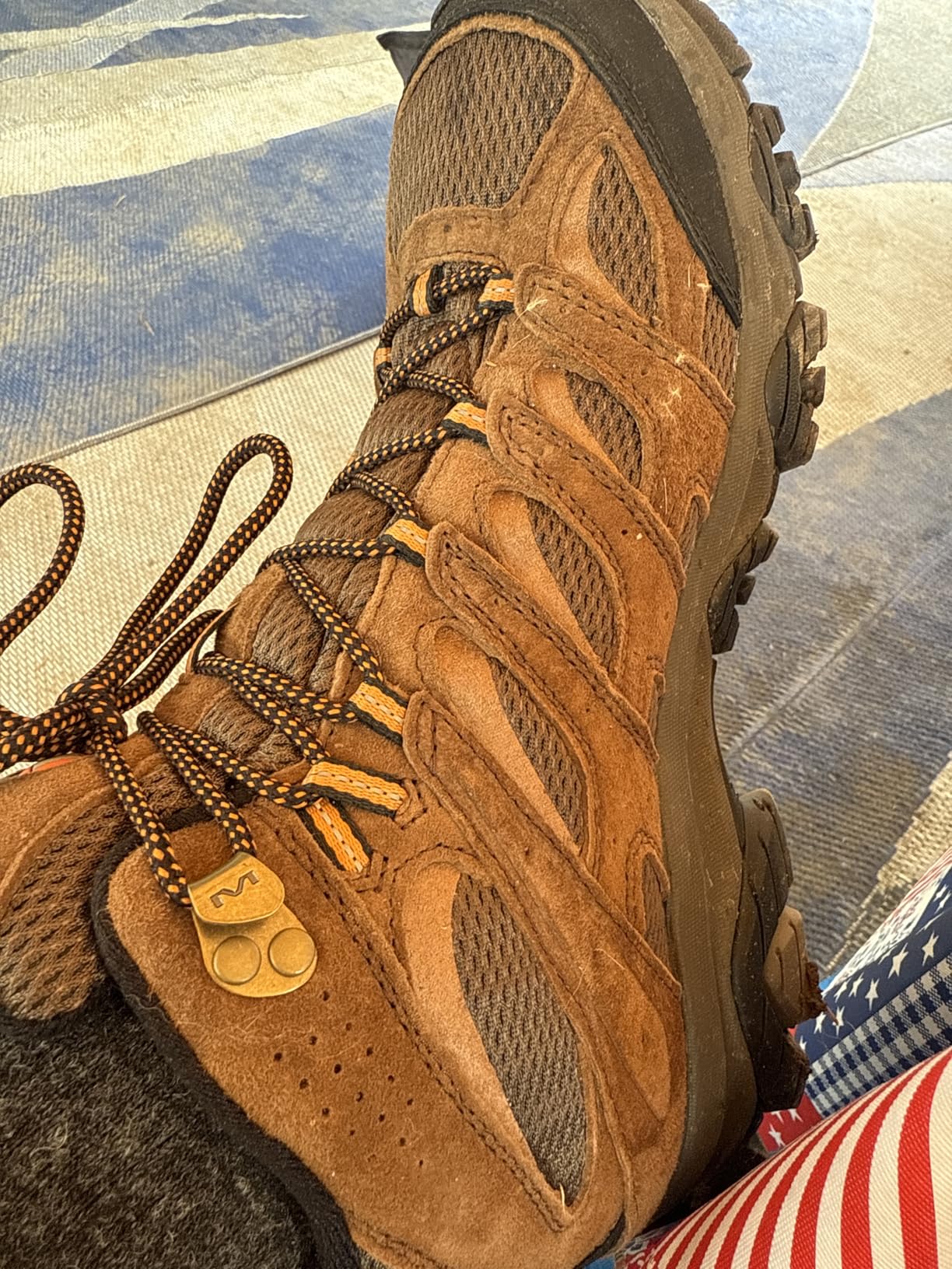 Men's Moab 3 Mid Hiking Boot Customer Review Men's Moab 3 Mid Hiking Boot - Customer Photo 1