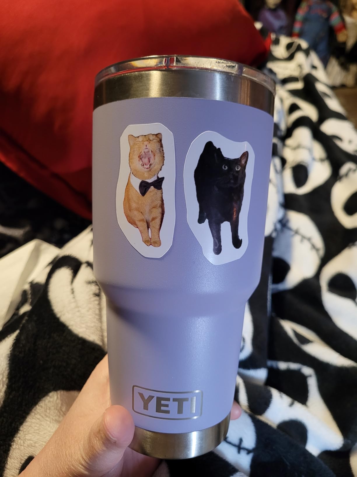 YETI Rambler 30 oz Tumbler Retired Colors, Stainless Steel, Vacuum Insulated with MagSlider Lid, Sandstone Pink Customer Review YETI Rambler 30 oz Tumbler Retired Colors, Stainless Steel, Vacuum Insulated with MagSlider Lid, Sandstone Pink - Customer Photo 1