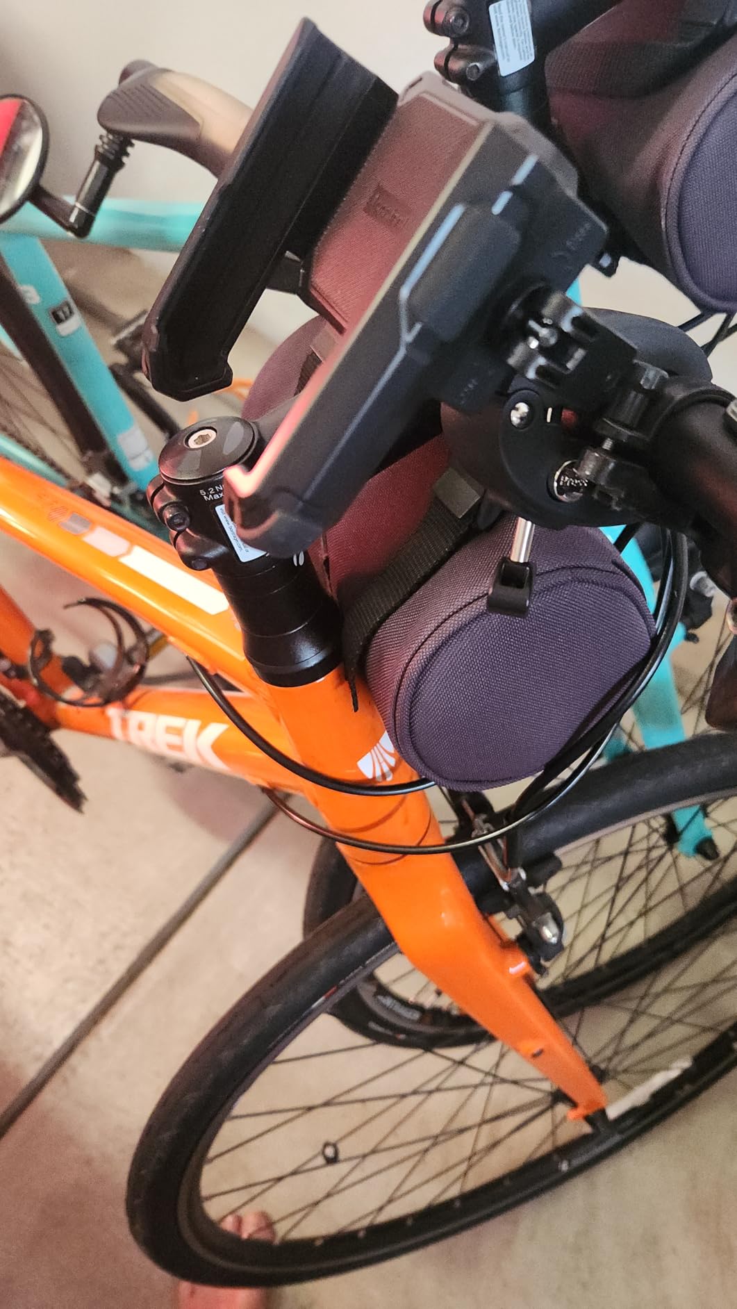Lamicall Motorcycle Phone Mount, Bike Phone Holder - [Metal Lock] Upgrade Quick Install Handlebar Clip for Bicycle Scooter, Cell Phone Clamp for iPhone 17 16 15 Pro Max, Galaxy, 4.7-6.8