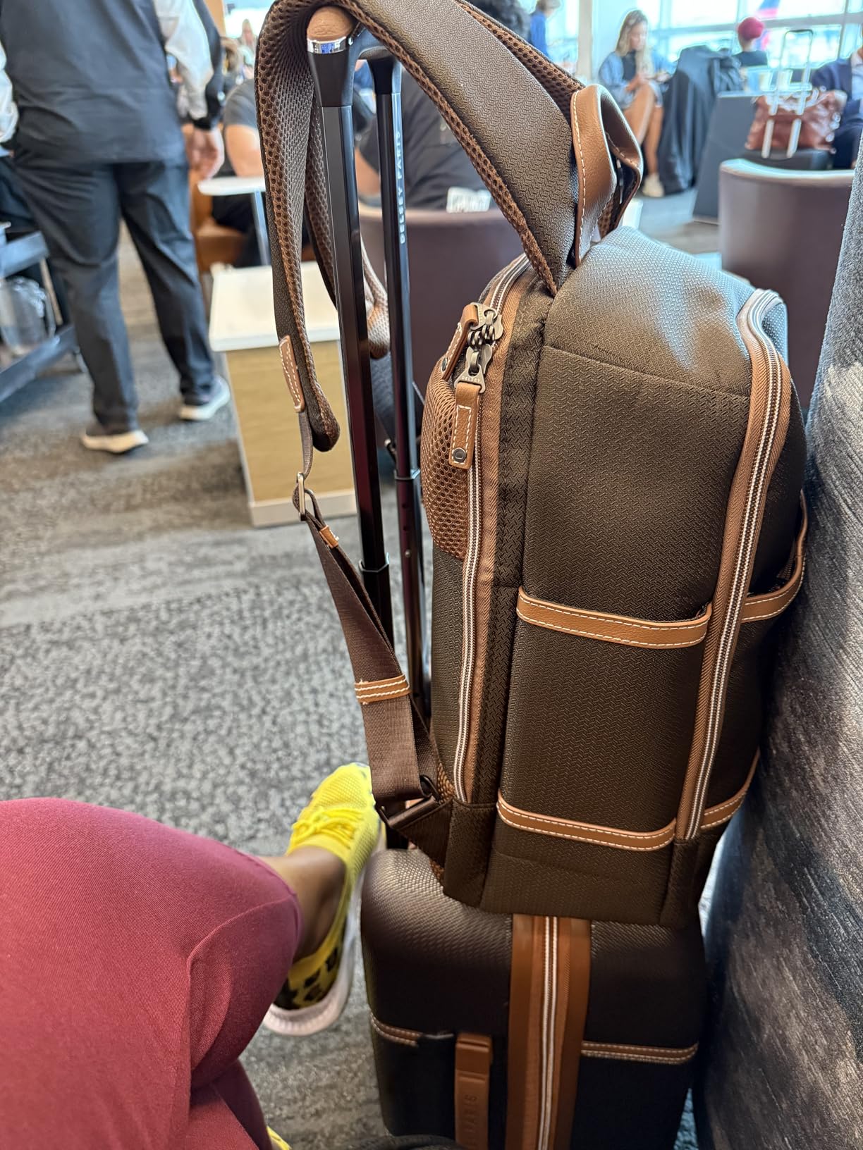 DELSEY PARIS Chatelet Air 2.0 Hardside Luggage with Spinner Wheels, Angora, Carry on 19 Inch - Customer Photo 2