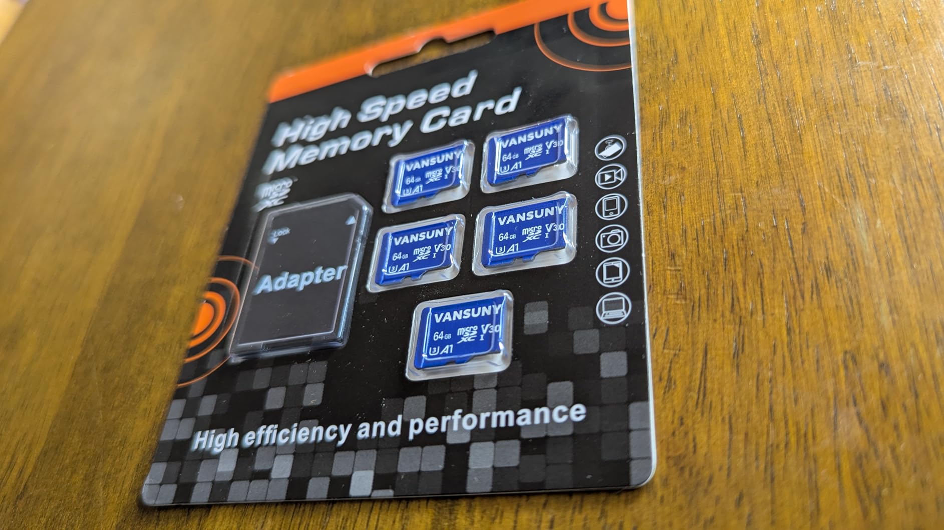 Vansuny Micro SD Card 128GB microSDXC Memory Card with SD Adapter A1 App Performance V30 4K Video Recording C10 U3 Micro SD for Phone, Security Camera, Dash Cam, Action Camera Customer Review Vansuny Micro SD Card 128GB microSDXC Memory Card with SD Adapter A1 App Performance V30 4K Video Recording C10 U3 Micro SD for Phone, Security Camera, Dash Cam, Action Camera - Customer Photo 2
