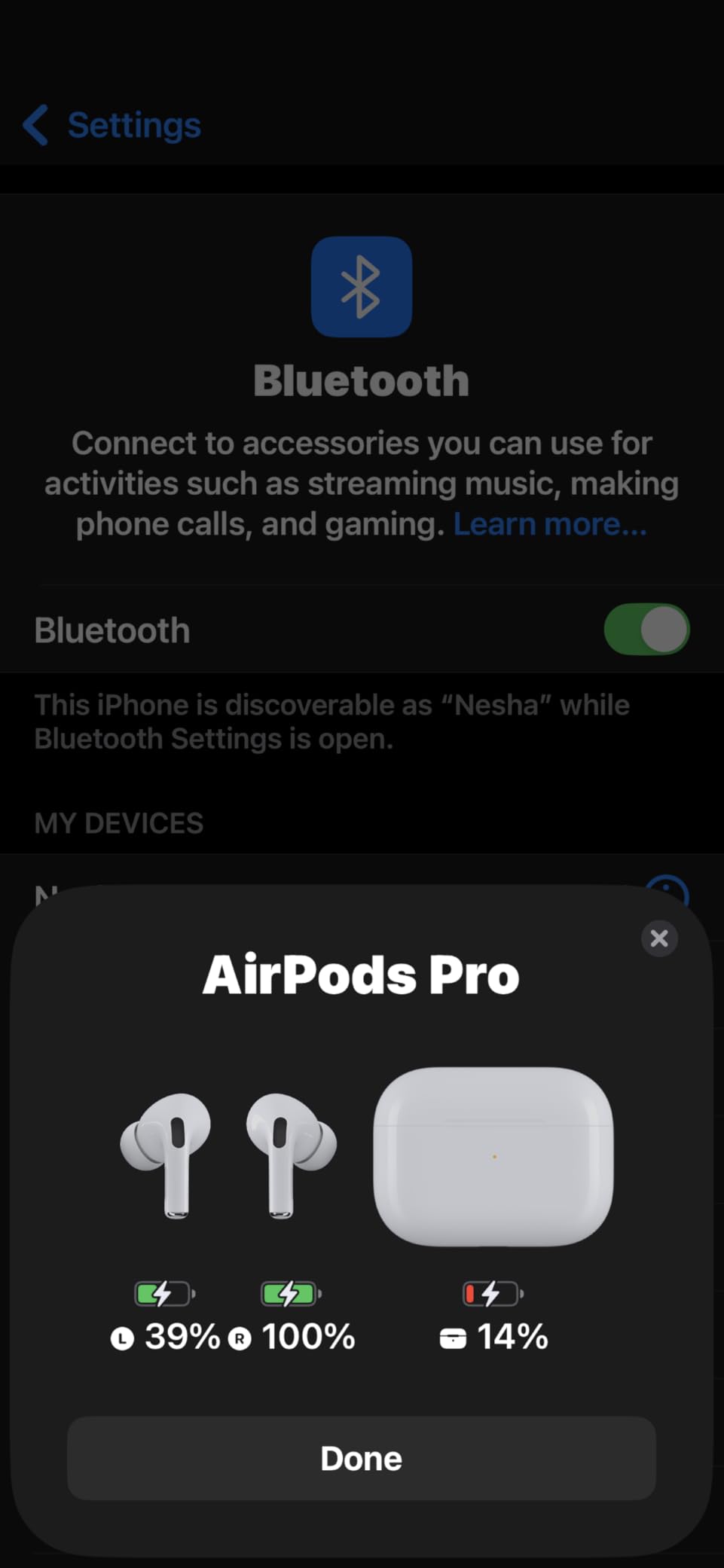 Apple AirPods Pro Wireless Earbuds with MagSafe Charging Case (Renewed) - Customer Photo 2
