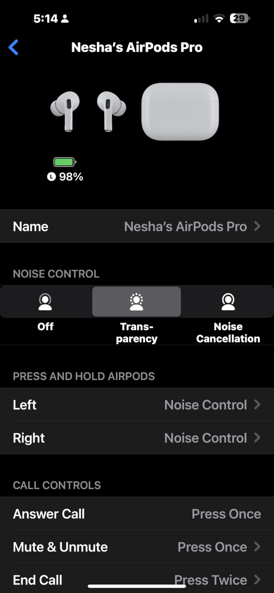 Apple AirPods Pro Wireless Earbuds with MagSafe Charging Case (Renewed) Customer Review Apple AirPods Pro Wireless Earbuds with MagSafe Charging Case (Renewed) - Customer Photo 2