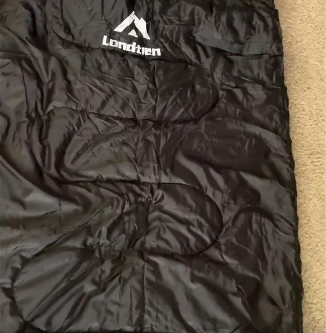 Large 0 Degree Sleeping Bags for Adults Cold Weather Sleeping Bag Camping Winter Below Zero 20 15 Flannel Big and Tall XXL - Customer Photo 2