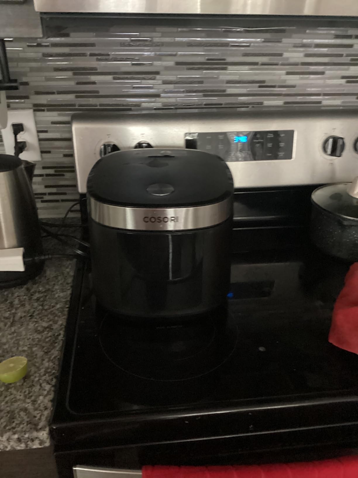 COSORI Rice Cooker 10 Cup, 24h Keep Warm, Non-stick Ceramic Inner Pot, 18 Functions Fuzzy Logic Rice Maker with Stainless Steel Steamer Basket, Sauté, Slow Cooker, Black Customer Review COSORI Rice Cooker 10 Cup, 24h Keep Warm, Non-stick Ceramic Inner Pot, 18 Functions Fuzzy Logic Rice Maker with Stainless Steel Steamer Basket, Sauté, Slow Cooker, Black - Customer Photo 2