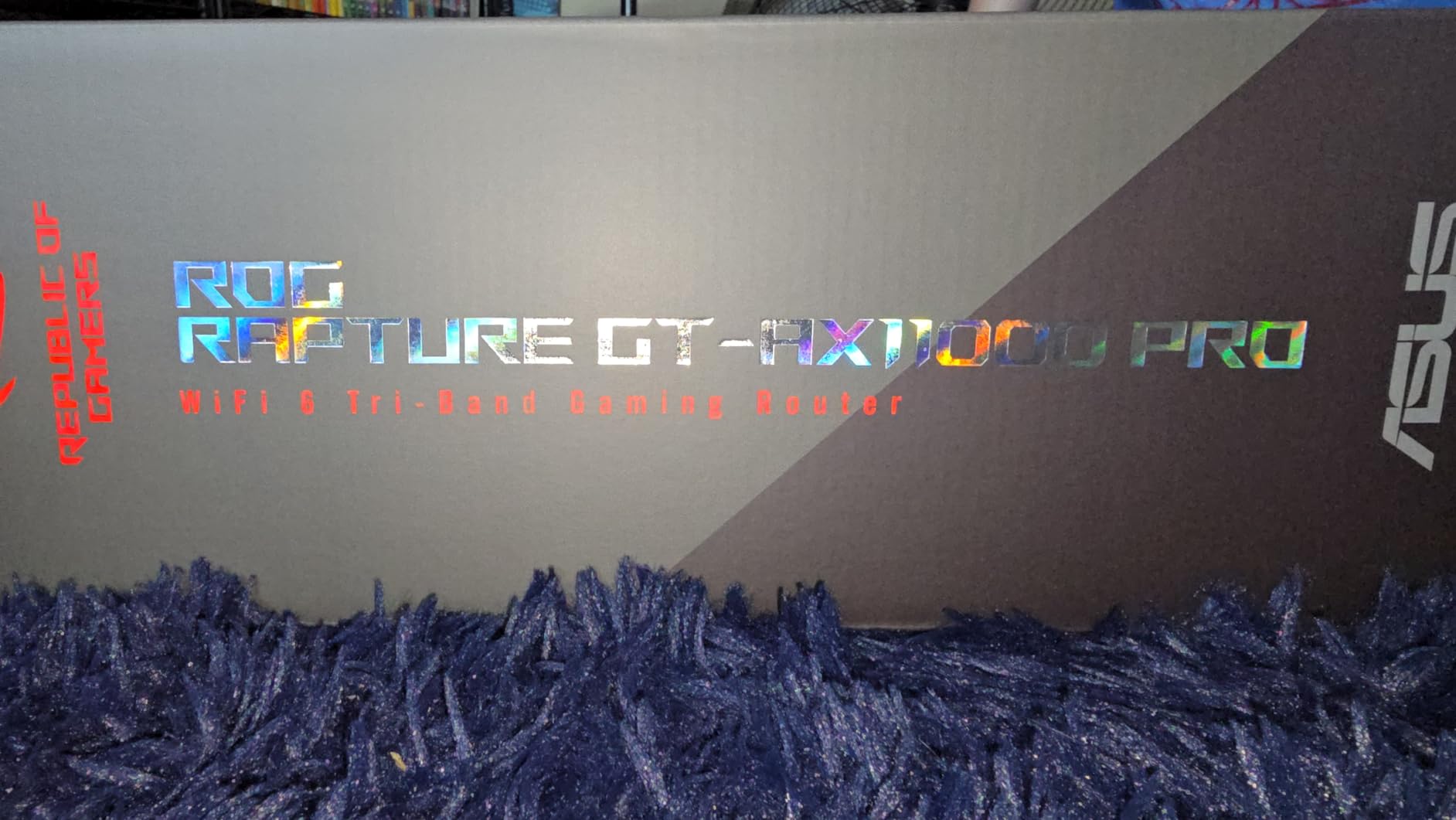 ASUS ROG Rapture GT-AX11000 Pro Tri-Band WiFi 6 Extendable Gaming Router, 10G & 2.5G Ports, ASUS RangeBoost Plus, Triple-level Game Acceleration, Subscription-free Network Security, AiMesh Compatible - Customer Photo 2