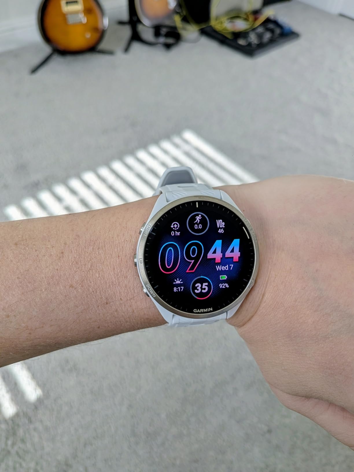 Garmin Forerunner 965 Running Smartwatch, Colorful AMOLED Display, Training Metrics and Recovery Insights, Black and Powder Gray Customer Review Garmin Forerunner 965 Running Smartwatch, Colorful AMOLED Display, Training Metrics and Recovery Insights, Black and Powder Gray - Customer Photo 2