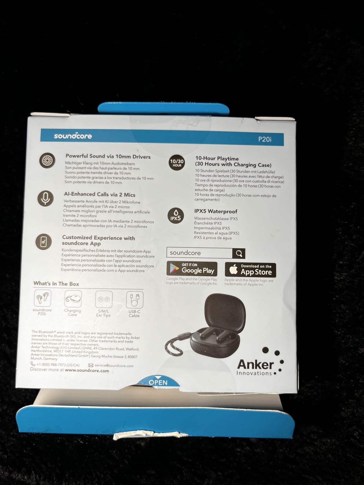 Soundcore by Anker P20i True Wireless Earbuds, 10mm Drivers with Big Bass, Bluetooth 5.3, 30H Long Playtime, Water-Resistant, 2 Mics for AI Clear Calls, 22 Preset EQs, Customization via App Customer Review Soundcore by Anker P20i True Wireless Earbuds, 10mm Drivers with Big Bass, Bluetooth 5.3, 30H Long Playtime, Water-Resistant, 2 Mics for AI Clear Calls, 22 Preset EQs, Customization via App - Customer Photo 1
