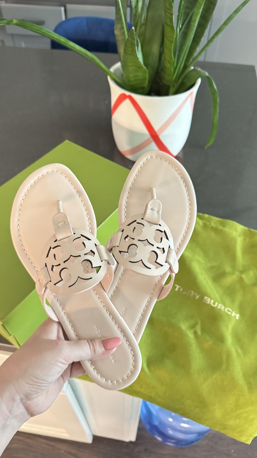 Tory Burch Women's Miller Embellished Sandals Customer Review Tory Burch Women's Miller Embellished Sandals - Customer Photo 2