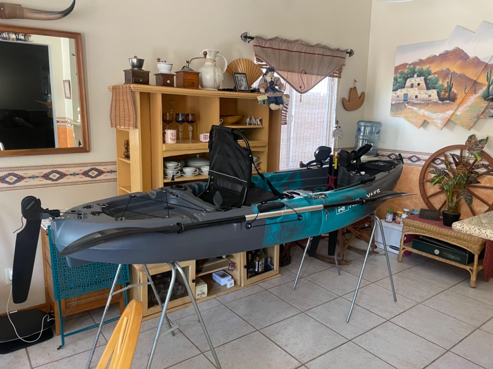 Reel Yaks Raptor Modular Fishing Kayak - 9.5ft Lightweight Sit On Top Kayak for Adults & Youth - Stable & Portable, Ideal Space-Saving Design for Travel - 380lbs Capacity Customer Review Reel Yaks Raptor Modular Fishing Kayak - 9.5ft Lightweight Sit On Top Kayak for Adults & Youth - Stable & Portable, Ideal Space-Saving Design for Travel - 380lbs Capacity - Customer Photo 1