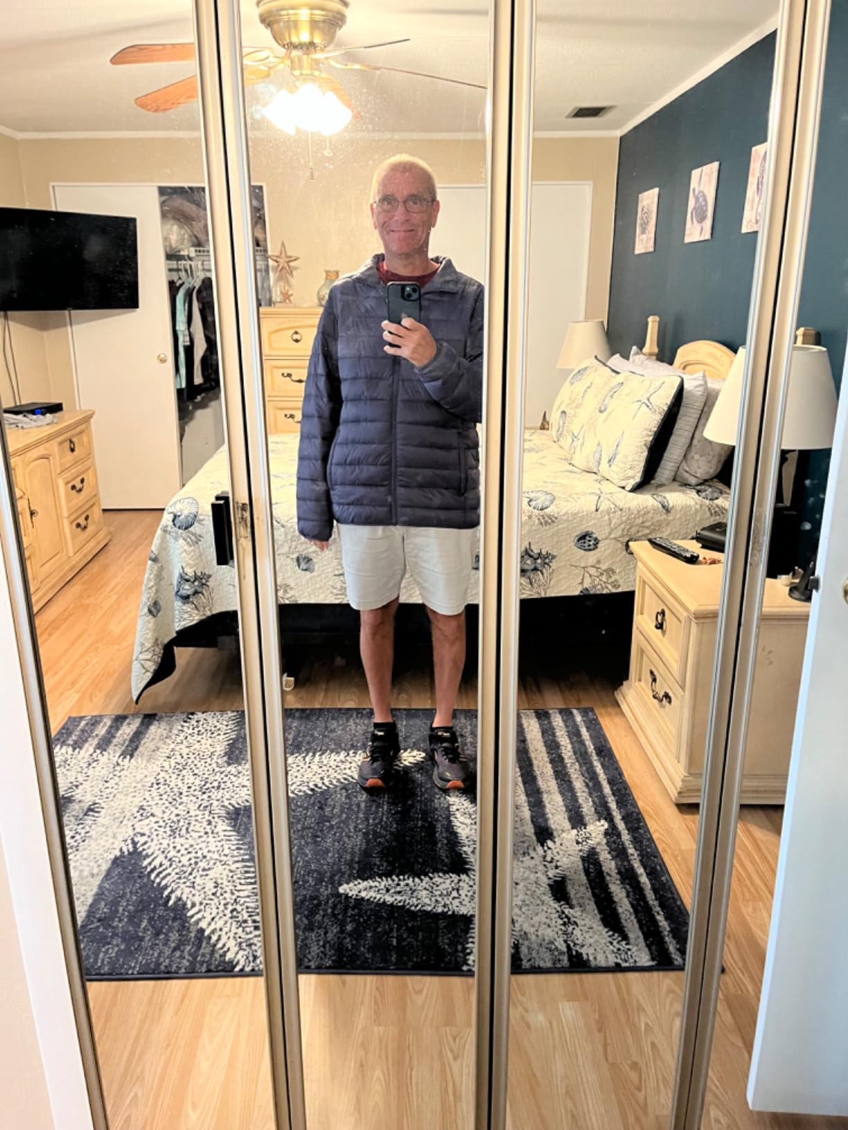 Men's Puffer Jacket Lightweight Warm Winter Coats Water Repellent Windproof Insulated Jacket Customer Review Men's Puffer Jacket Lightweight Warm Winter Coats Water Repellent Windproof Insulated Jacket - Customer Photo 2