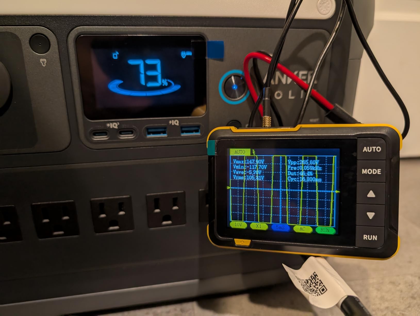 Anker SOLIX C1000 Portable Power Station, 1800W (Peak 2400W) Solar Generator, Full Charge in 58 Min, 1056wh LiFePO4 Battery for Home Backup, Power Outages, and Outdoor Camping (Optional Solar Panel) - Customer Photo 1