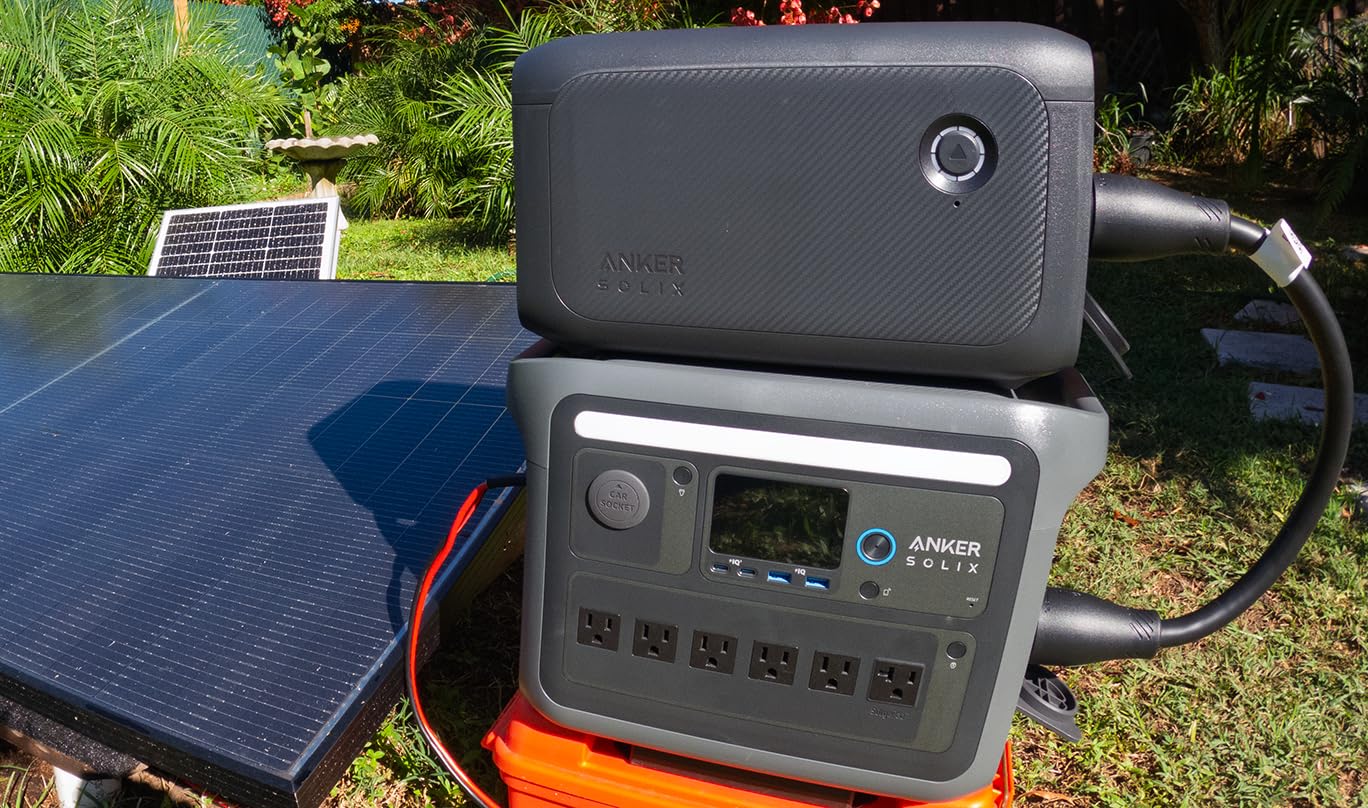 Anker SOLIX C1000 Portable Power Station, 1800W (Peak 2400W) Solar Generator, Full Charge in 58 Min, 1056wh LiFePO4 Battery for Home Backup, Power Outages, and Outdoor Camping (Optional Solar Panel) - Customer Photo 5