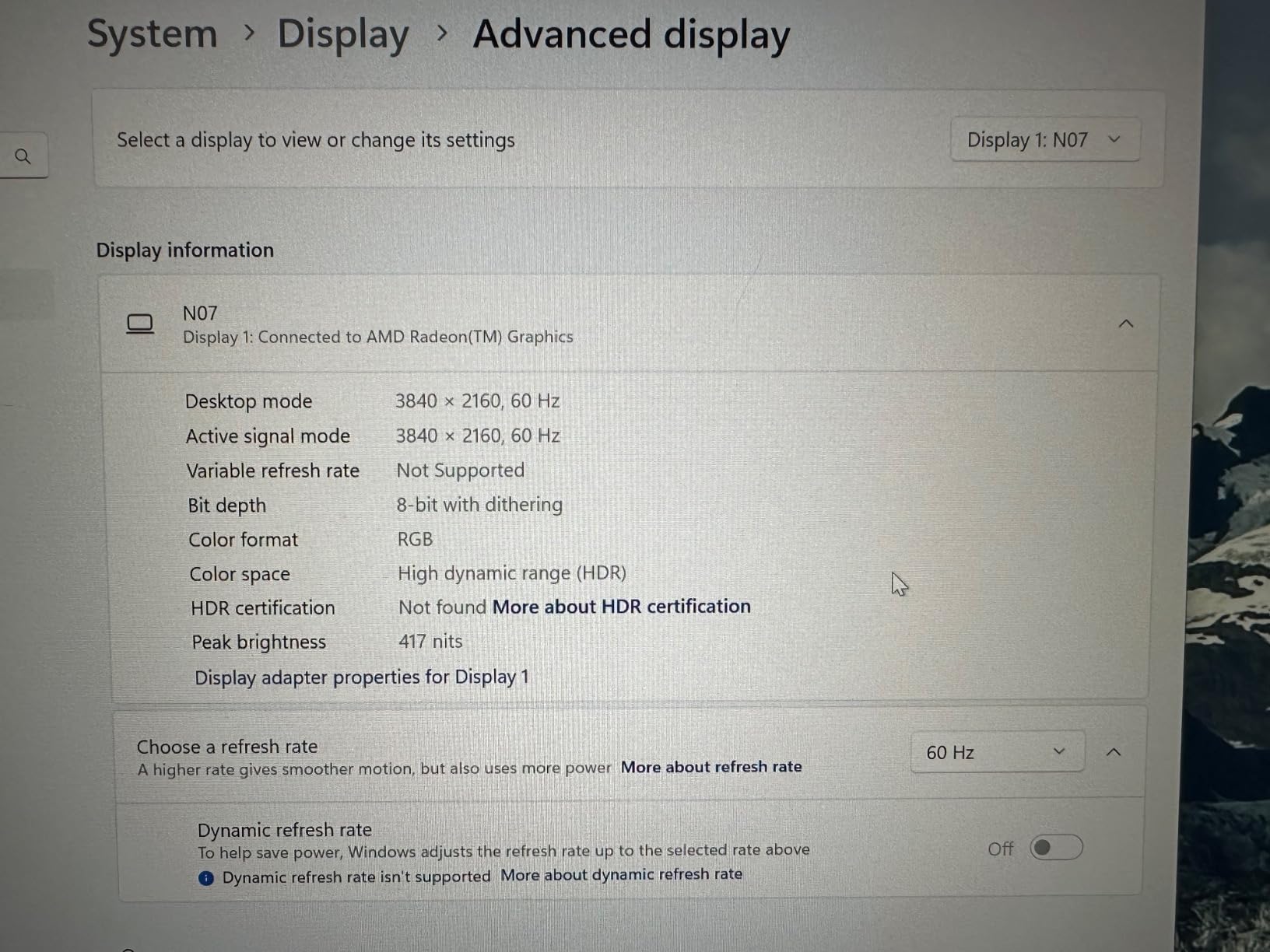 KOORUI 27 Inch 4K Monitor Computer UHD(3840 * 2160) IPS Display, 99% sRGB, 95% DCI-P3, 1.07 Billion Colors, Freesync & G-sync, Displayport & 2X HDMI, VESA 100 * 100mm, Tilt -5 to 20°, Audio Out (N07) - Customer Photo 1