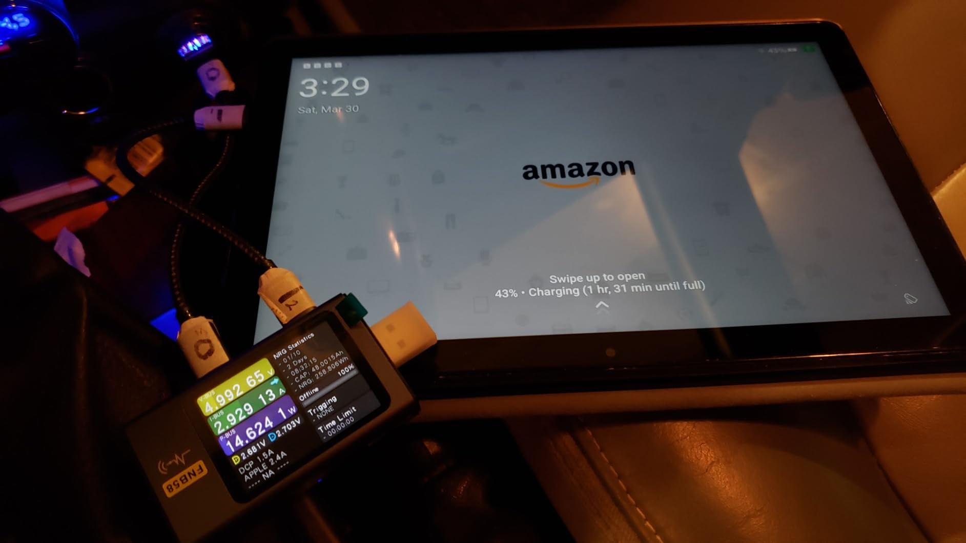 Amazon Fire HD 10 tablet and Keyboard Case bundle, seamlessly handle tasks and email on-the-go, latest model (2023 release), 32 GB, Black Customer Review Amazon Fire HD 10 tablet and Keyboard Case bundle, seamlessly handle tasks and email on-the-go, latest model (2023 release), 32 GB, Black - Customer Photo 2