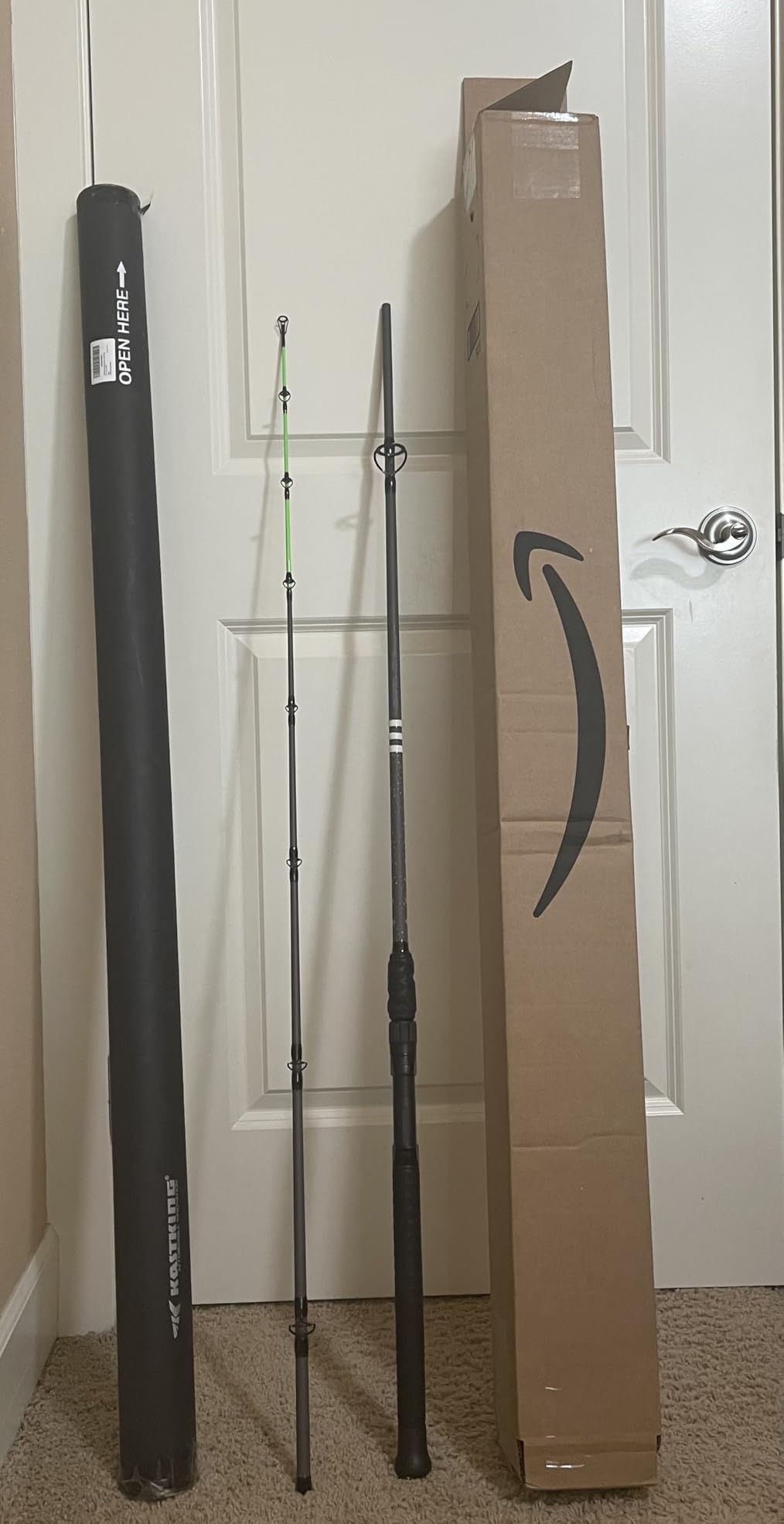 KastKing Kong Saltwater & Freshwater Fishing Rod, Powerful, Lightweight S-Curve Graphite Rod Blanks, Nano Resin Technology, Stainless-Steel Double-Foot Guides w/Titanium Oxide Rings, Non-Slip Handles Customer Review KastKing Kong Saltwater & Freshwater Fishing Rod, Powerful, Lightweight S-Curve Graphite Rod Blanks, Nano Resin Technology, Stainless-Steel Double-Foot Guides w/Titanium Oxide Rings, Non-Slip Handles - Customer Photo 2