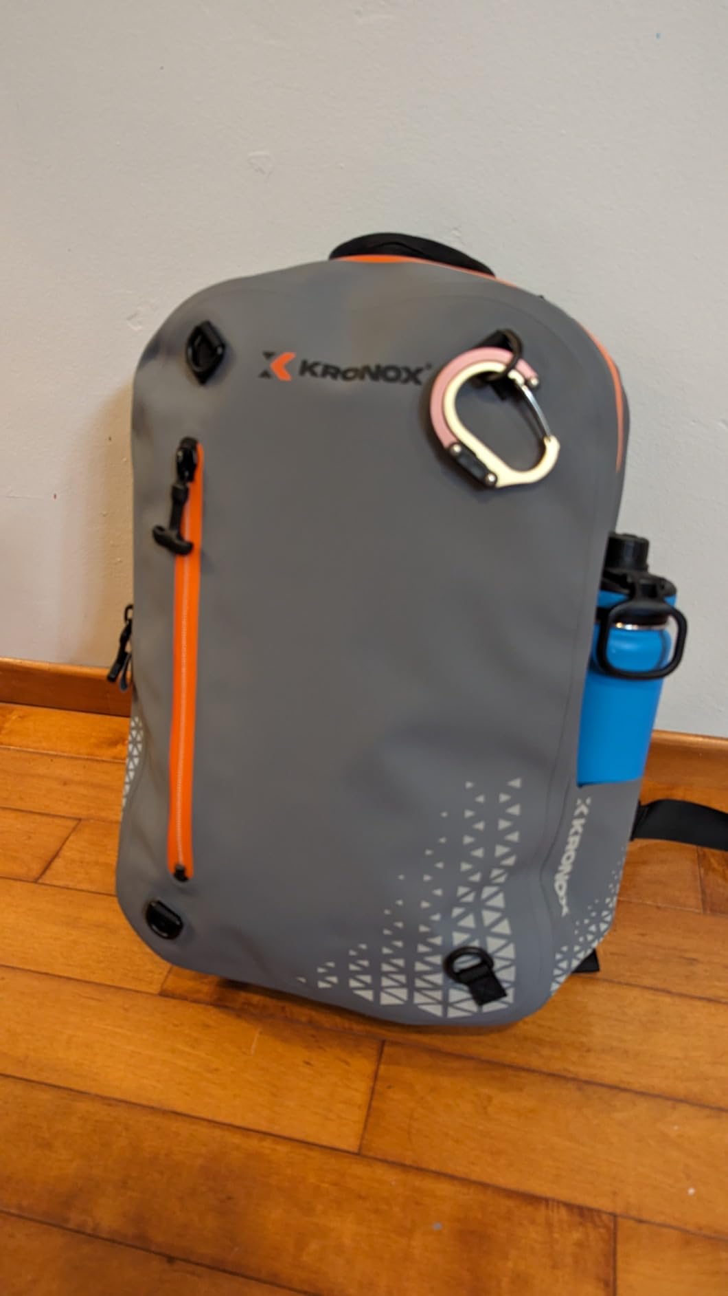 KRONOX Waterproof Backpack for Men - 30L IPX7 Submersible Dry Bag Backpack w/Laptop Cover. Boat, Fishing, Kayak & Motorcycle Customer Review KRONOX Waterproof Backpack for Men - 30L IPX7 Submersible Dry Bag Backpack w/Laptop Cover. Boat, Fishing, Kayak & Motorcycle - Customer Photo 1