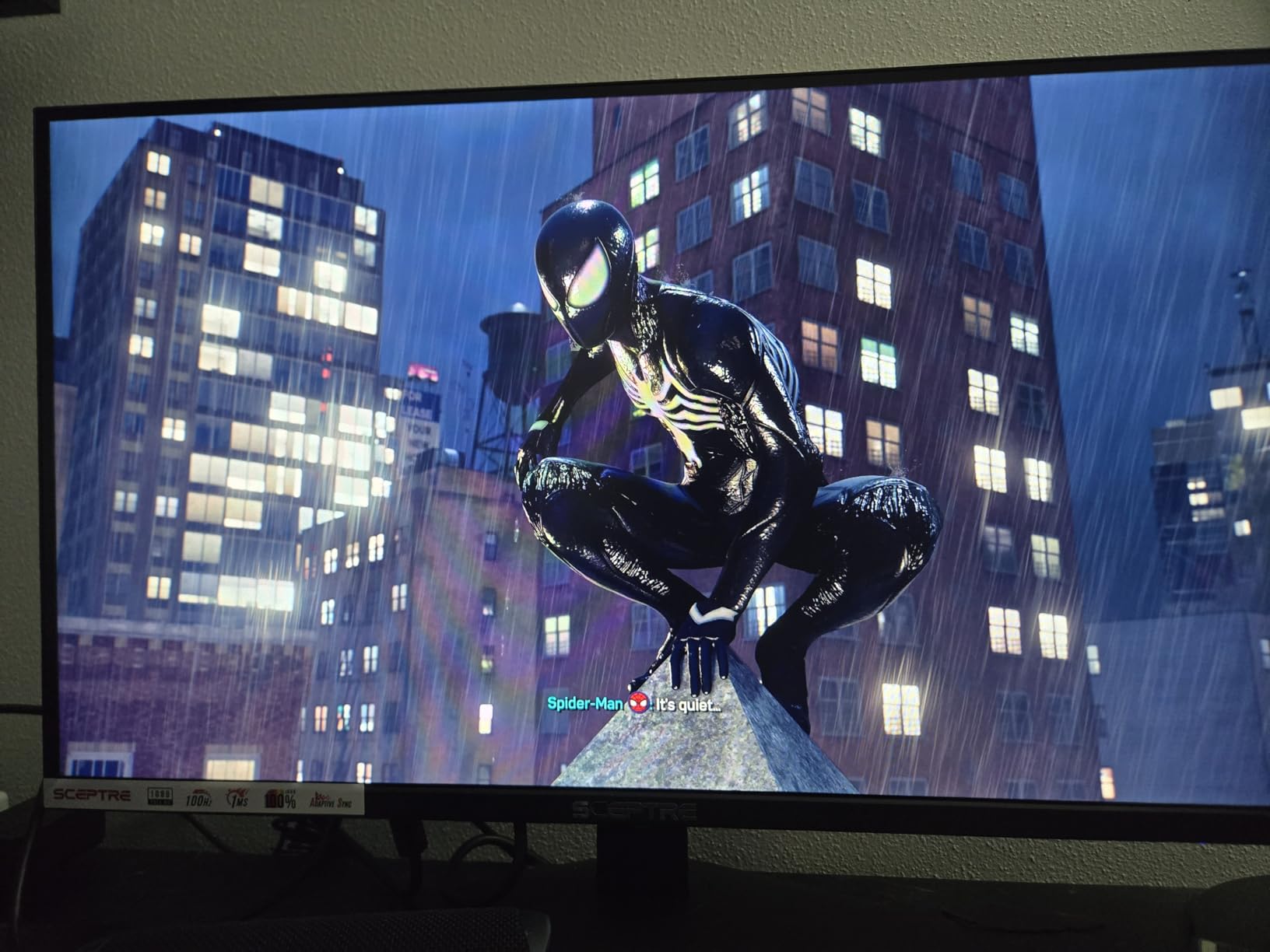 Sceptre New 27-inch Gaming Monitor 100Hz 1ms DisplayPort HDMI x2 100% sRGB AMD FreeSync Build-in Speakers, Eye Care Frameless Machine Black 2025 (E275W-FW100T Series) - Customer Photo 5