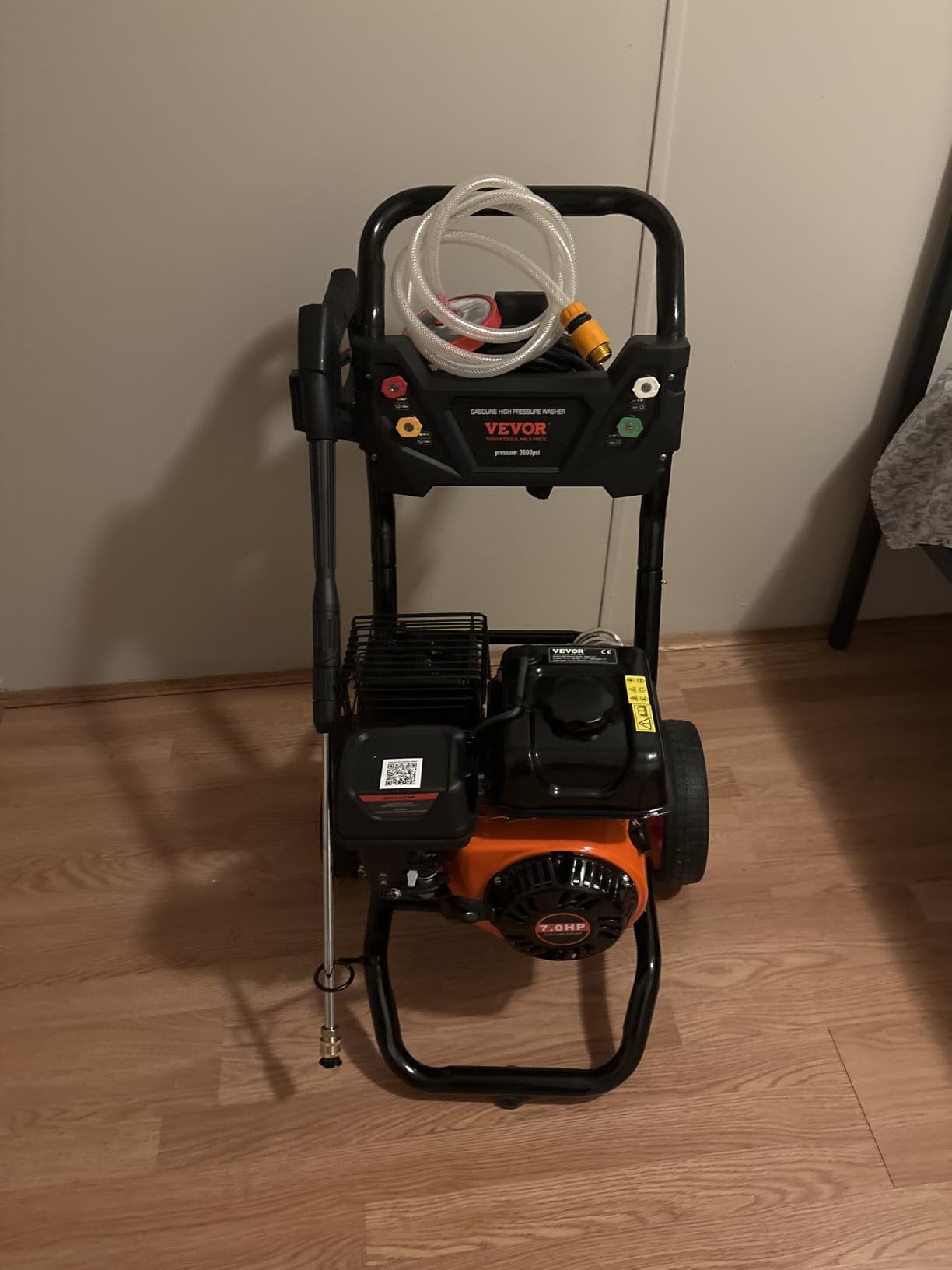 VEVOR Gas Powered Pressure Washer 3400 PSI 2.6 GPM, with Spray Gun and Extension Wand, 5 Quick Connect Nozzles, Copper Pump Customer Review VEVOR Gas Powered Pressure Washer 3400 PSI 2.6 GPM, with Spray Gun and Extension Wand, 5 Quick Connect Nozzles, Copper Pump - Customer Photo 1