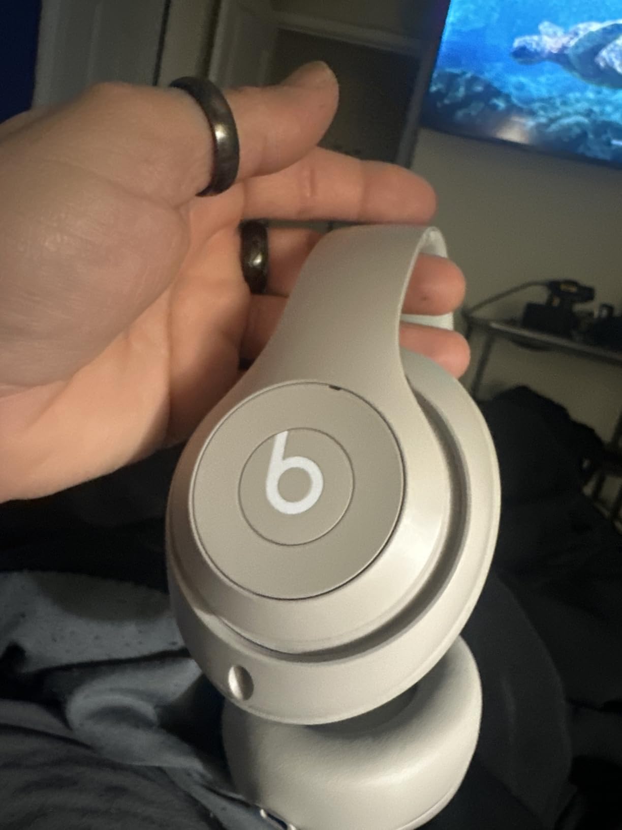 Beats Studio Pro (Renewed Premium) Wireless Bluetooth Noise Cancelling Headphones - Sandstone Customer Review Beats Studio Pro (Renewed Premium) Wireless Bluetooth Noise Cancelling Headphones - Sandstone - Customer Photo 2