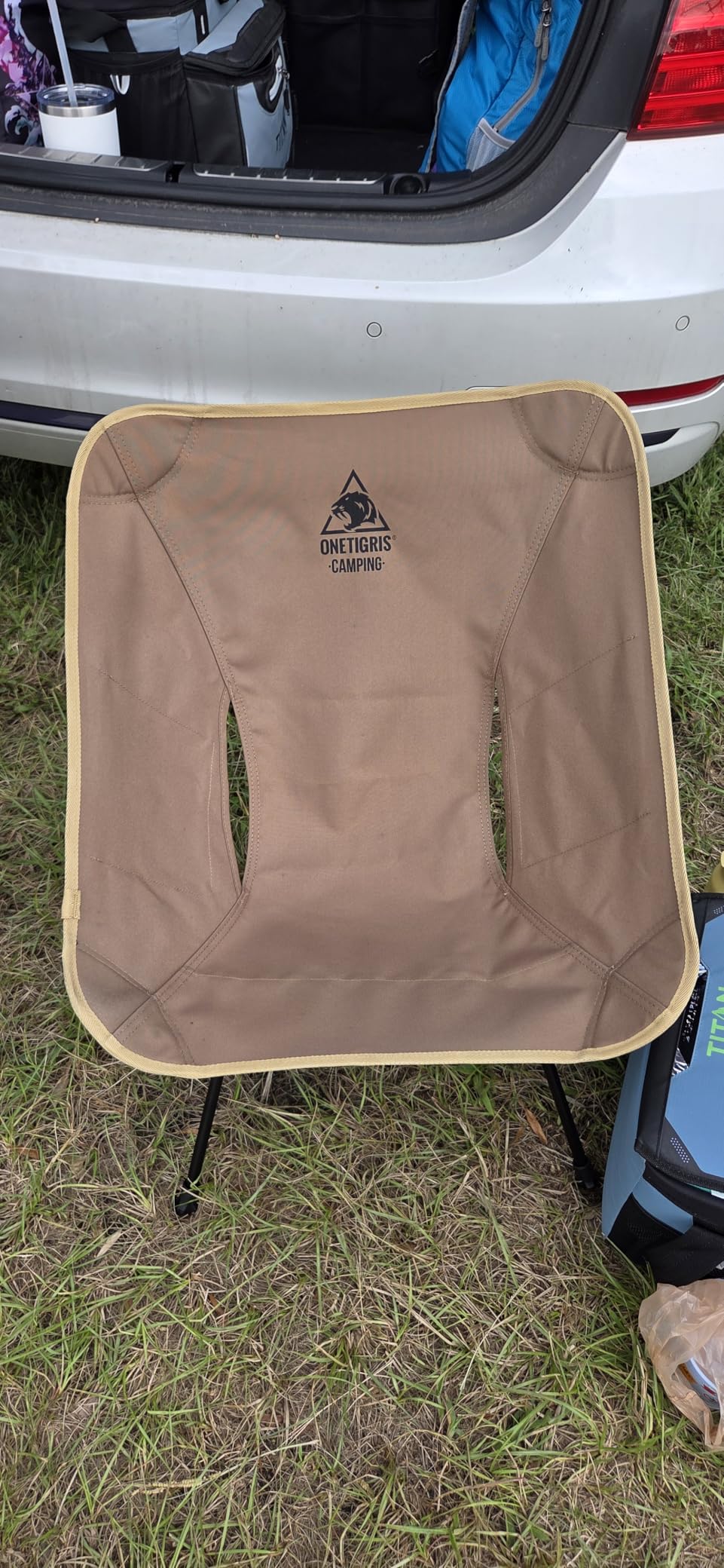 ONETIGRIS Tigerblade Camping Chair, Lightweight Folding Backpacking Hiking Chair, Compact Portable 330 lbs Capacity Customer Review ONETIGRIS Tigerblade Camping Chair, Lightweight Folding Backpacking Hiking Chair, Compact Portable 330 lbs Capacity - Customer Photo 1