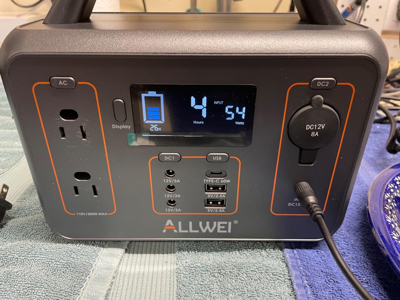 ALLWEI 2400W LiFePO4 Portable Power Station,2048Wh Solar Generator with 1500W AC Charging &1200W Solar Charging,with ATS UPS Mode, 4 AC Outlet(Power Lifting 3600W) for Home Backup, Power Outages & RVs - Customer Photo 3
