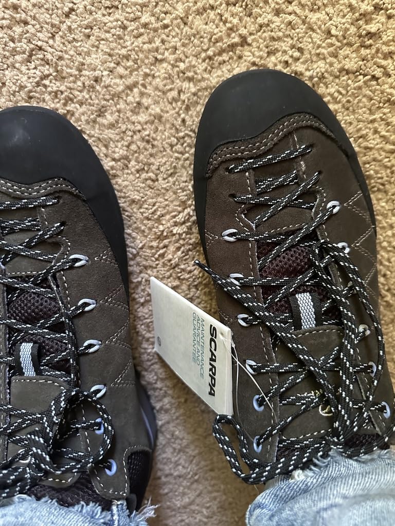 Women's Crux Lightweight Suede Leather Approach Shoes for Hiking & Walking Customer Review Women's Crux Lightweight Suede Leather Approach Shoes for Hiking & Walking - Customer Photo 2