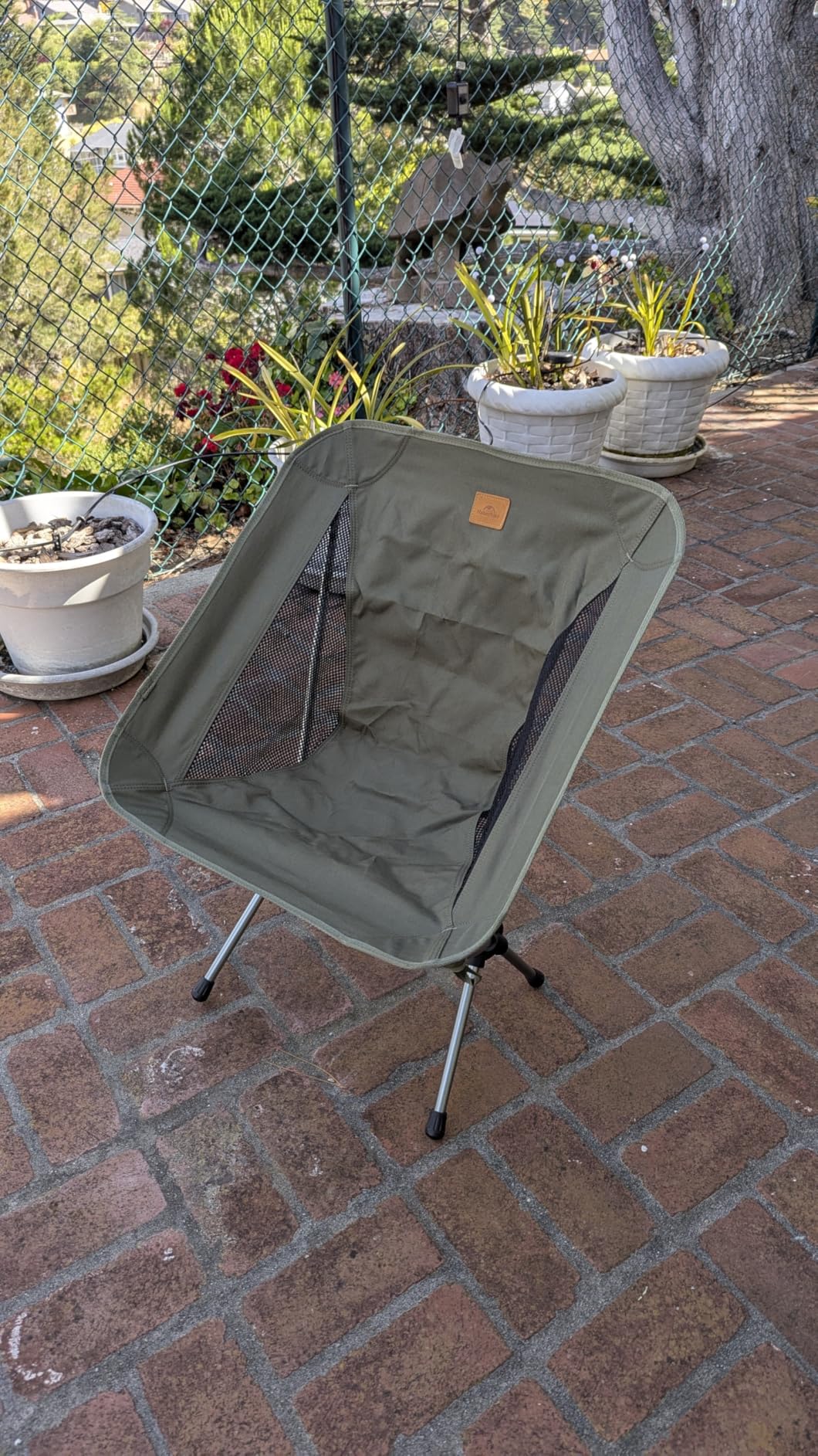 Naturehike YL08 Ultralight Camping Chair, 2.38 LBS Portable Backpacking Chair with Anti-Sinking Feet, Lightweight Compact Folding Hiking Camp Chair Customer Review Naturehike YL08 Ultralight Camping Chair, 2.38 LBS Portable Backpacking Chair with Anti-Sinking Feet, Lightweight Compact Folding Hiking Camp Chair - Customer Photo 2