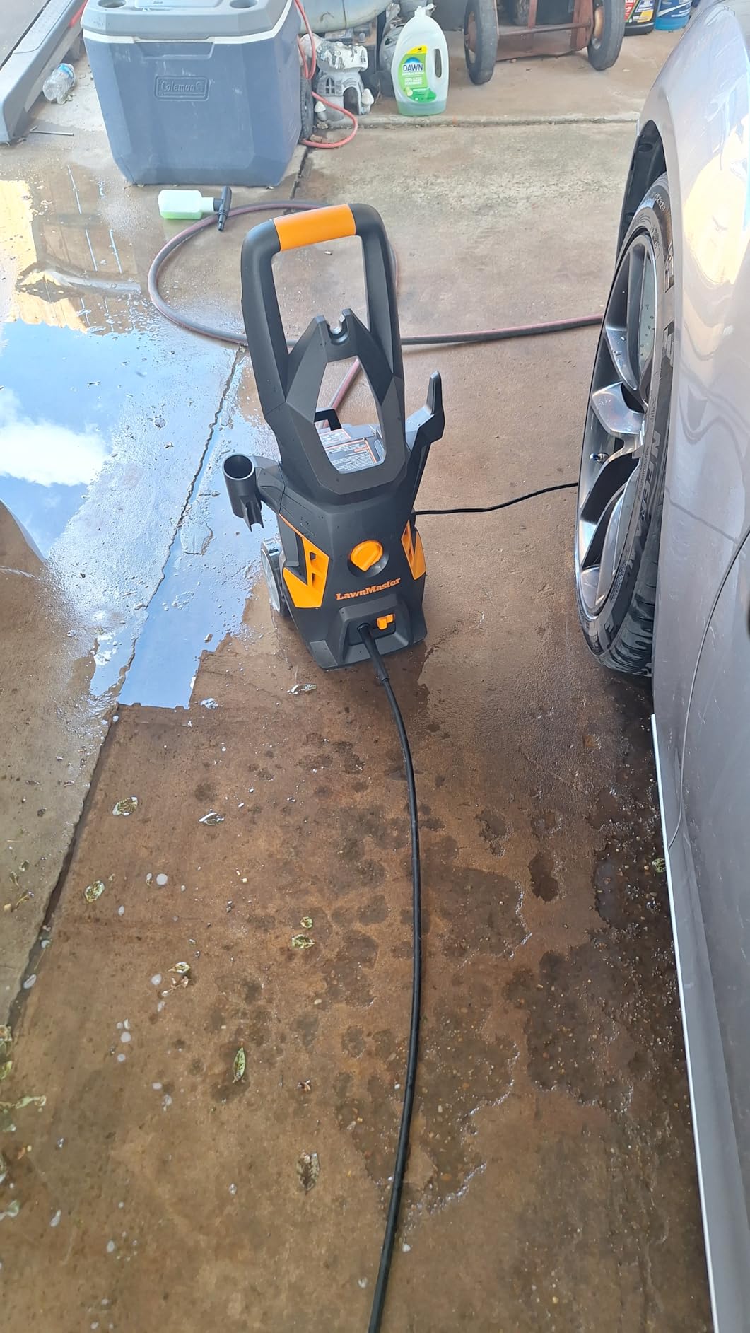 LawnMaster LT306-1800C Electric Pressure Washer 13 Amp 1.4 GPM 2100 Max PSI with Foam Bottle CSA Certified Customer Review LawnMaster LT306-1800C Electric Pressure Washer 13 Amp 1.4 GPM 2100 Max PSI with Foam Bottle CSA Certified - Customer Photo 5
