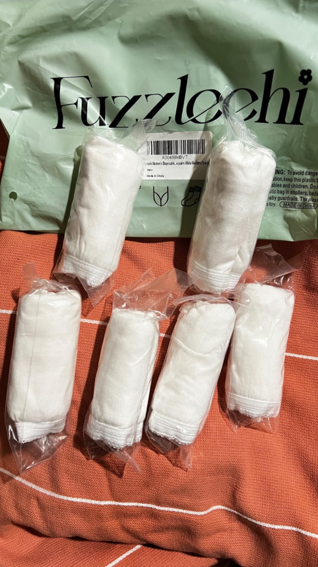 Women's Disposable Panties Underwear Travel Panties Pure Cotton Emergencies Panties for Business Trip Travel Hotel Spa Underpants White Medium(7pcs/pk) Customer Review Women's Disposable Panties Underwear Travel Panties Pure Cotton Emergencies Panties for Business Trip Travel Hotel Spa Underpants White Medium(7pcs/pk) - Customer Photo 2