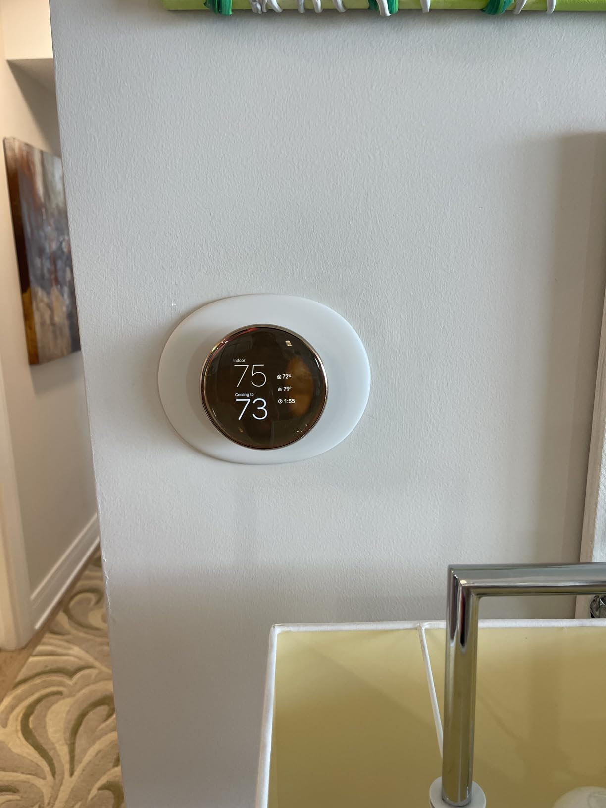 Google Nest Learning Thermostat (4th gen) + Nest Temperature Sensor (2nd gen) - Silver Customer Review Google Nest Learning Thermostat (4th gen) + Nest Temperature Sensor (2nd gen) - Silver - Customer Photo 1