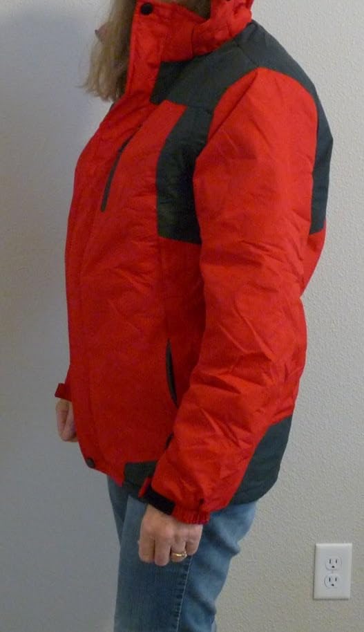 Men's Mountain Ski Jacket Waterproof Fleece Liner Snow Coat Warm Winter Windproof Hooded Raincoat - Customer Photo 4
