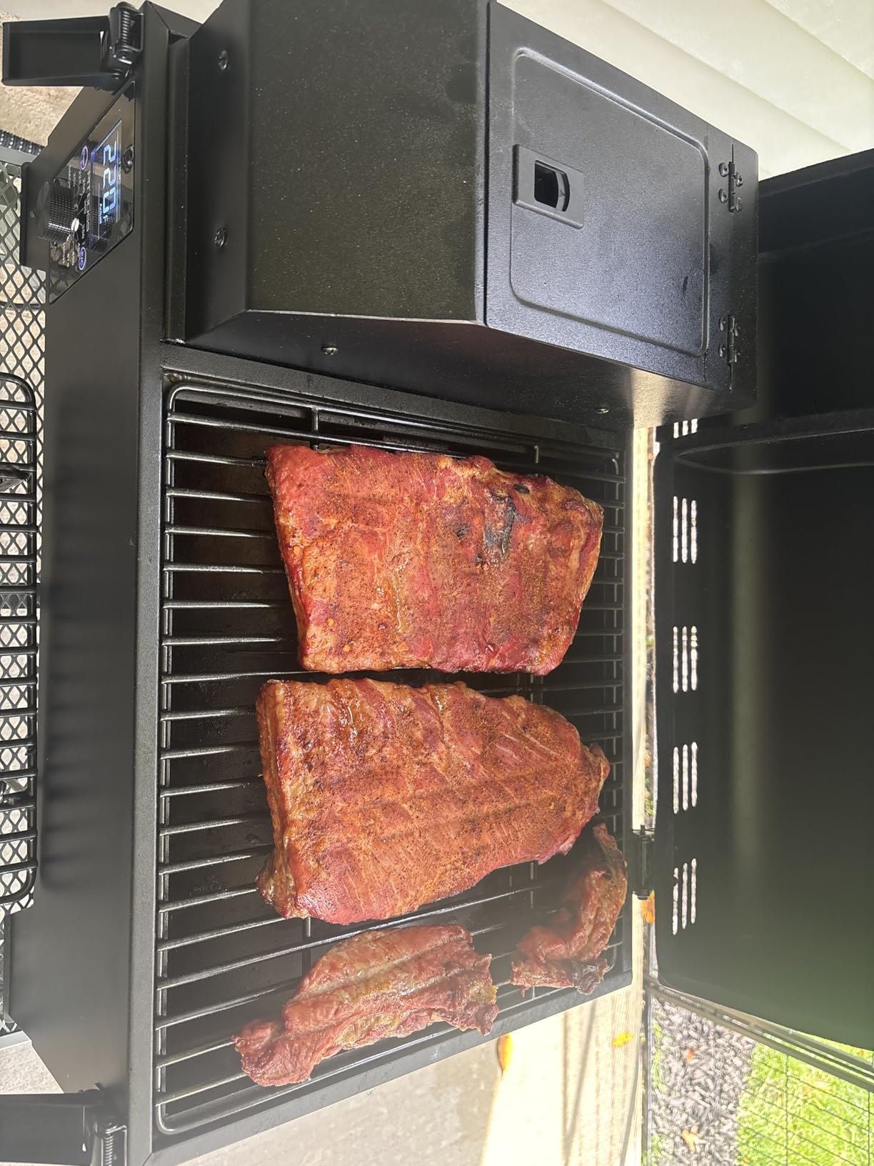 Pit Boss PB150PPG Table Top Wood Pellet Grill, Black - 11091 Customer Review Pit Boss PB150PPG Table Top Wood Pellet Grill, Black - 11091 - Customer Photo 1