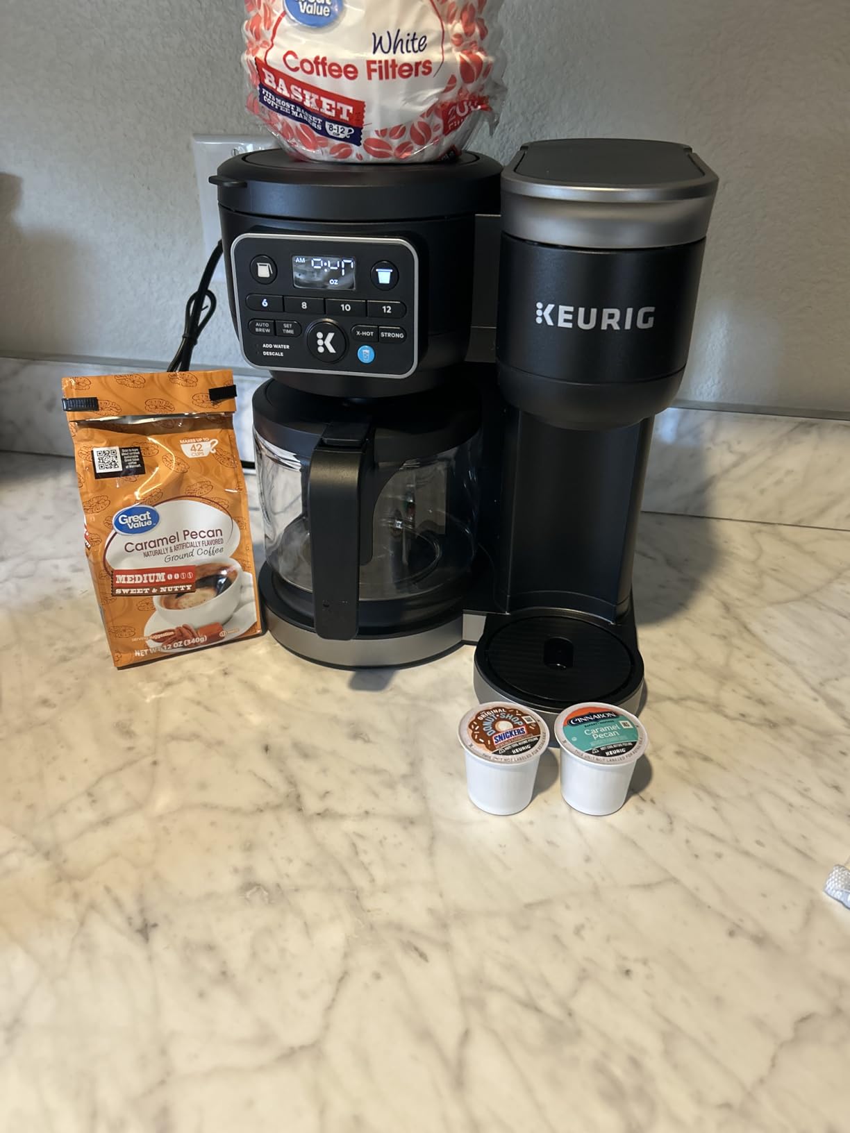 Keurig K-Duo Hot & Iced Single Serve & Carafe Coffee Maker, MultiStream Technology, 72oz Reservoir (Gen 2) Customer Review Keurig K-Duo Hot & Iced Single Serve & Carafe Coffee Maker, MultiStream Technology, 72oz Reservoir (Gen 2) - Customer Photo 3