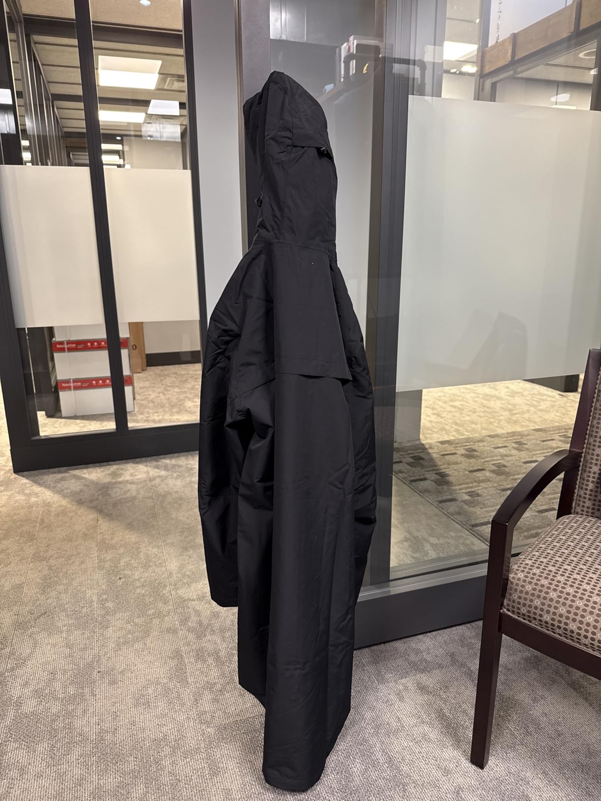 Rain Jacket Men,Waterproof Breathable Long Raincoat with Hood Mesh Lining,Windbreaker for outdoor activities Customer Review Rain Jacket Men,Waterproof Breathable Long Raincoat with Hood Mesh Lining,Windbreaker for outdoor activities - Customer Photo 1