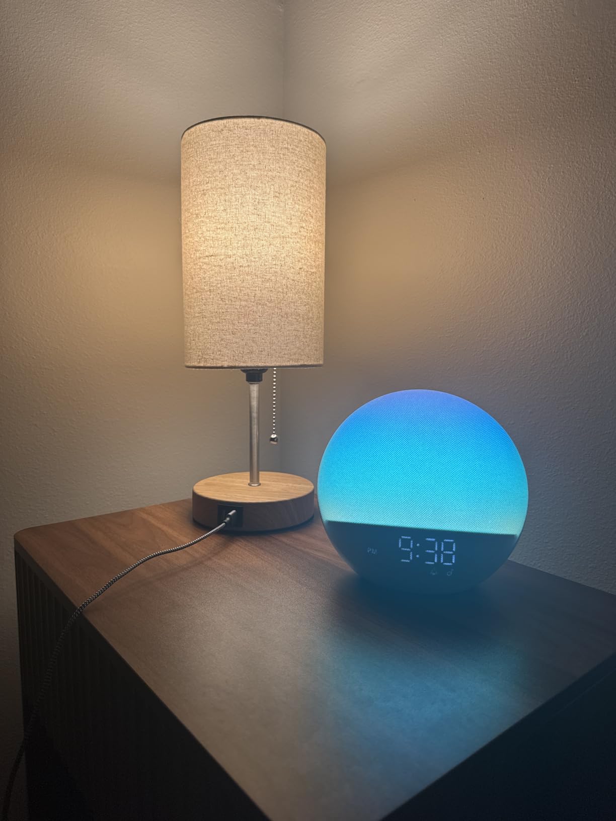 Sunrise Alarm Clock White Noise Machine: Natural Wake Up Light - Dimmable Clock with Bluetooth Speaker for Bedroom - 25 Sleep Sounds for Baby Adults Kids Putty Customer Review Sunrise Alarm Clock White Noise Machine: Natural Wake Up Light - Dimmable Clock with Bluetooth Speaker for Bedroom - 25 Sleep Sounds for Baby Adults Kids Putty - Customer Photo 1