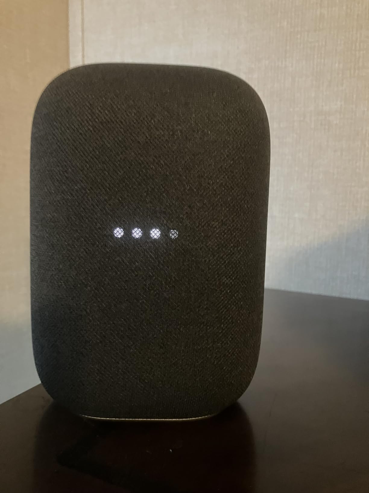 Google Audio Bluetooth Speaker - Wireless Music Streaming, Powerful Sound, Assistant Built-in, Wi-Fi and Bluetooth Connectivity, Smart Home Control, Stereo Pairing (Charcoal) Customer Review Google Audio Bluetooth Speaker - Wireless Music Streaming, Powerful Sound, Assistant Built-in, Wi-Fi and Bluetooth Connectivity, Smart Home Control, Stereo Pairing (Charcoal) - Customer Photo 2