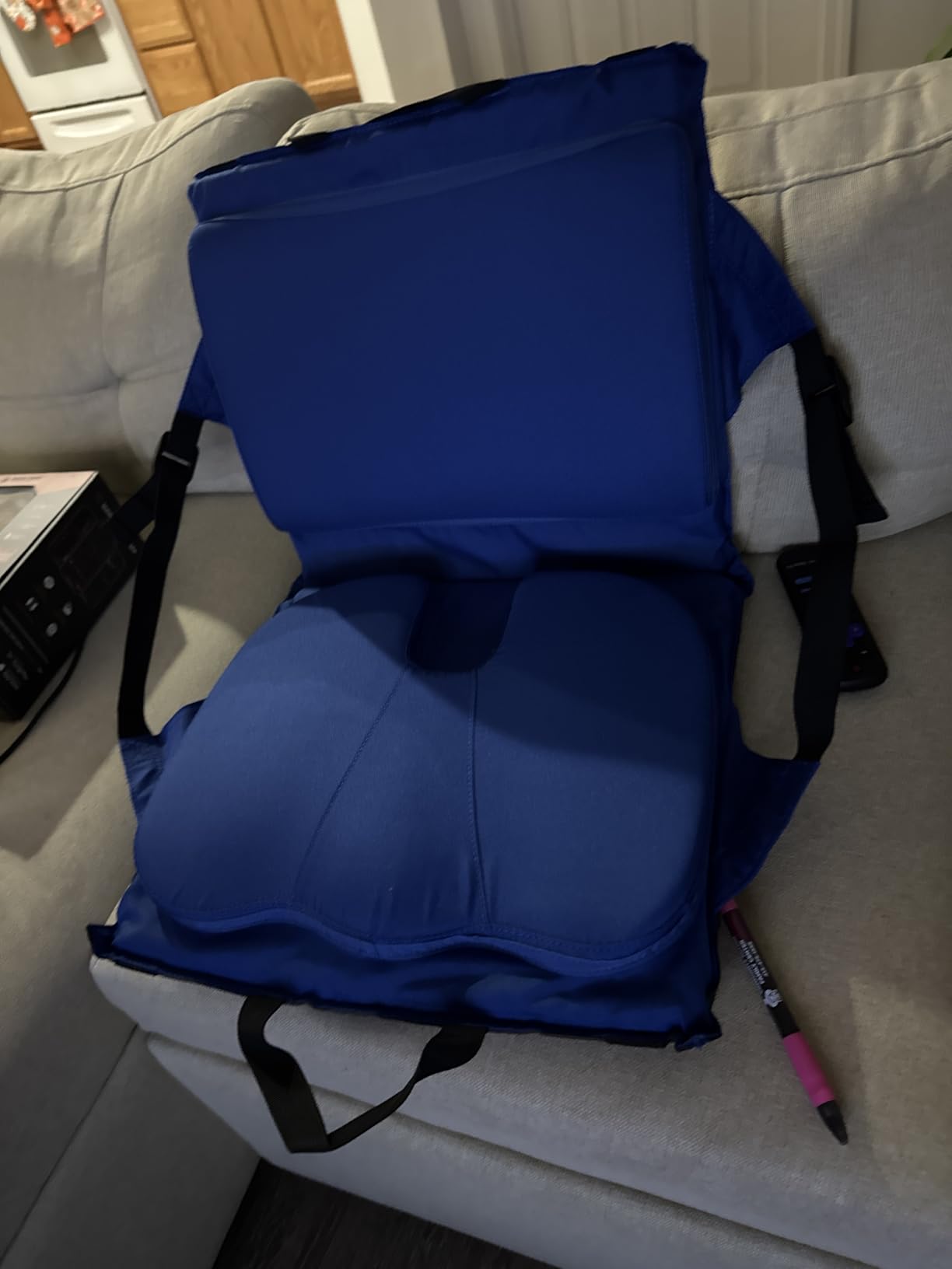 Insulated Backpack Cooler with Foldable Seat - 40 Cans, 24 Hour Cooling, Breathable Straps, Lightweight Leak Proof Liner, Portable Cooler Backpack Bag for Men Women Beach Travel Camping Picnic Hiking Customer Review Insulated Backpack Cooler with Foldable Seat - 40 Cans, 24 Hour Cooling, Breathable Straps, Lightweight Leak Proof Liner, Portable Cooler Backpack Bag for Men Women Beach Travel Camping Picnic Hiking - Customer Photo 4
