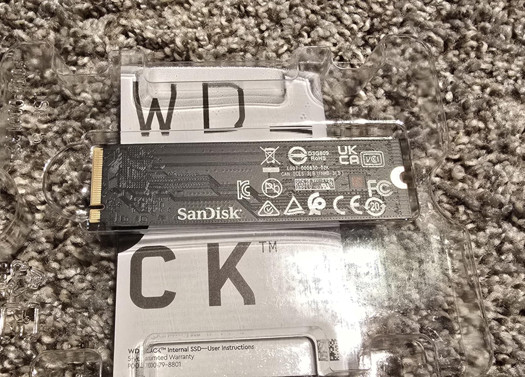 WD_BLACK 1TB SN7100 NVMe SSD Internal Solid State Drive - Gen4 PCIe, M.2 2280, Up to 7,250 MB/s - WDS100T4X0E - Customer Photo 5
