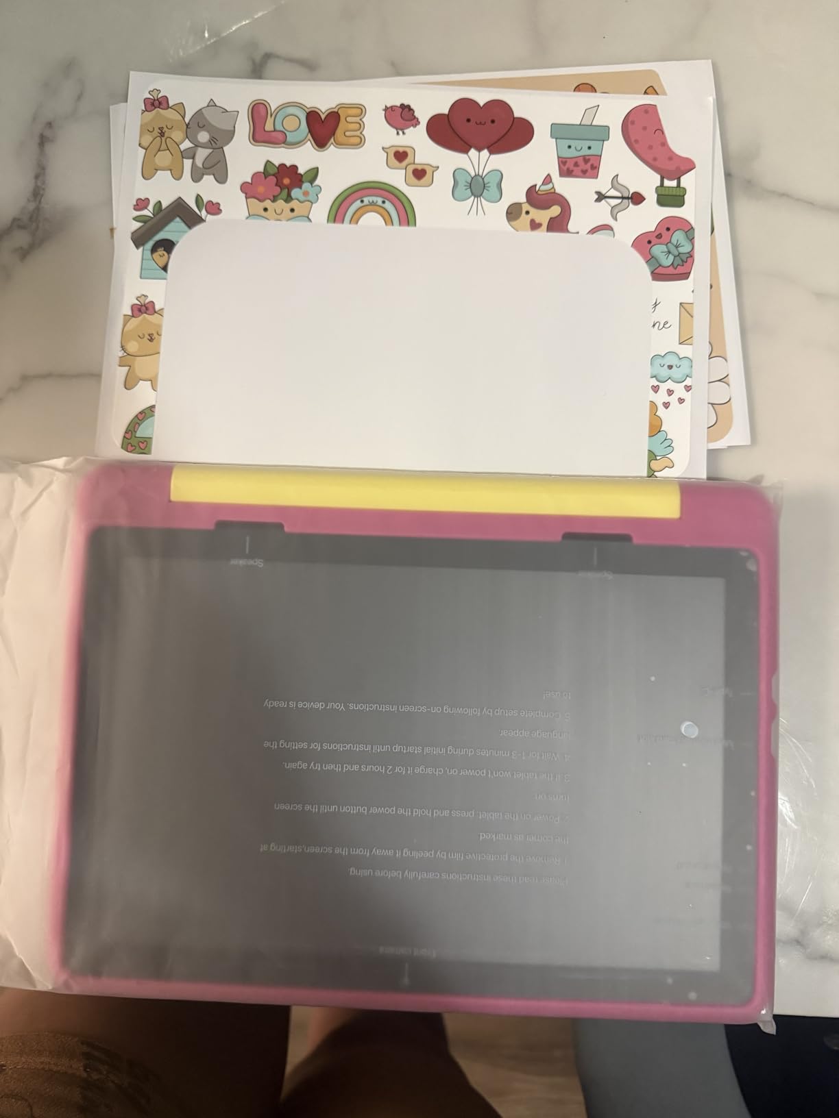 ZOFYWNAS Kids Tablet 10 Inch Android 14 Tablet for Kids Ages 3-12, Octa-Core with Case, Parental Controls,14GB+64GB Storage (TF Expand 1TB), 5G WiFi, BT5.3, Green Customer Review ZOFYWNAS Kids Tablet 10 Inch Android 14 Tablet for Kids Ages 3-12, Octa-Core with Case, Parental Controls,14GB+64GB Storage (TF Expand 1TB), 5G WiFi, BT5.3, Green - Customer Photo 2