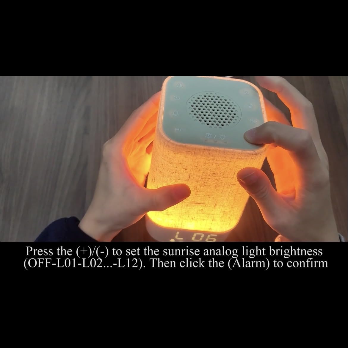 White Noise Sound Machine: 30 Soothing Sounds, Sunrise Alarm Clock for Adults Gentle Wake Up, Adjustable Volume & Night Light, Timer - Easy to Sleep, Relax, Focus Customer Review White Noise Sound Machine: 30 Soothing Sounds, Sunrise Alarm Clock for Adults Gentle Wake Up, Adjustable Volume & Night Light, Timer - Easy to Sleep, Relax, Focus - Customer Photo 1
