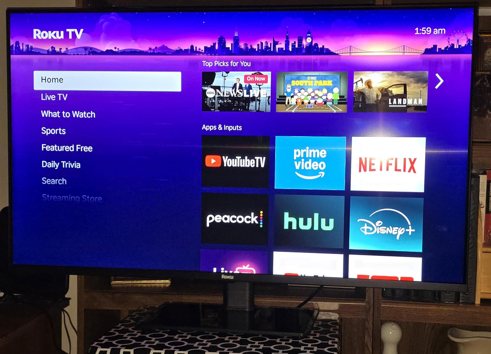 Roku Smart TV 2025 – 55-Inch Select Series, 4K HDR TV – Roku TV with Enhanced Voice Remote - Customer Photo 2