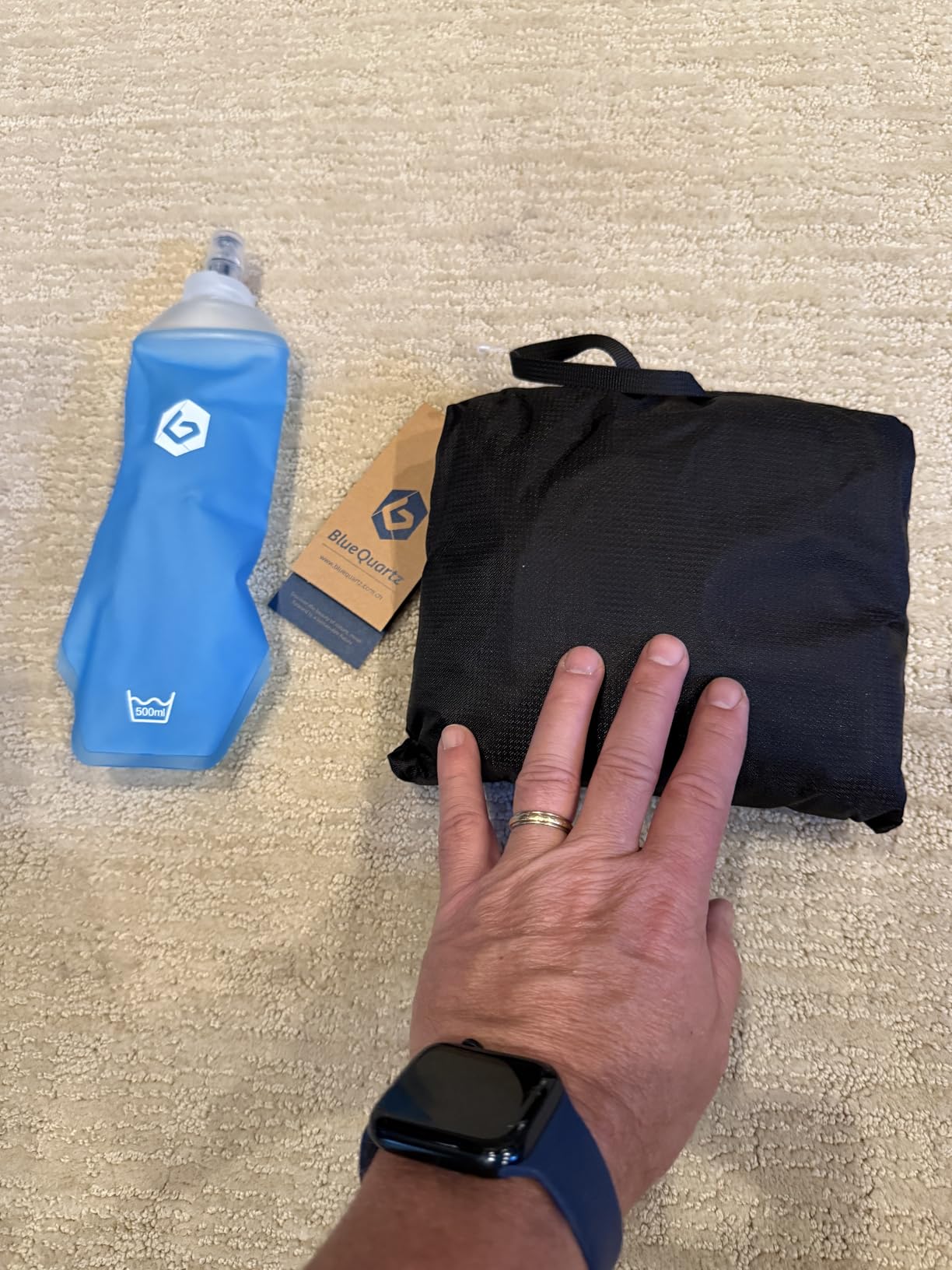 Blue Quartz 15L Hiking Backpack with Chest Pockets for Phone, Ultralight Hiking Daypack with Sternum Straps, Lightweight Foldable Packable Back Pack for Women Men(patent pending) Customer Review Blue Quartz 15L Hiking Backpack with Chest Pockets for Phone, Ultralight Hiking Daypack with Sternum Straps, Lightweight Foldable Packable Back Pack for Women Men(patent pending) - Customer Photo 5