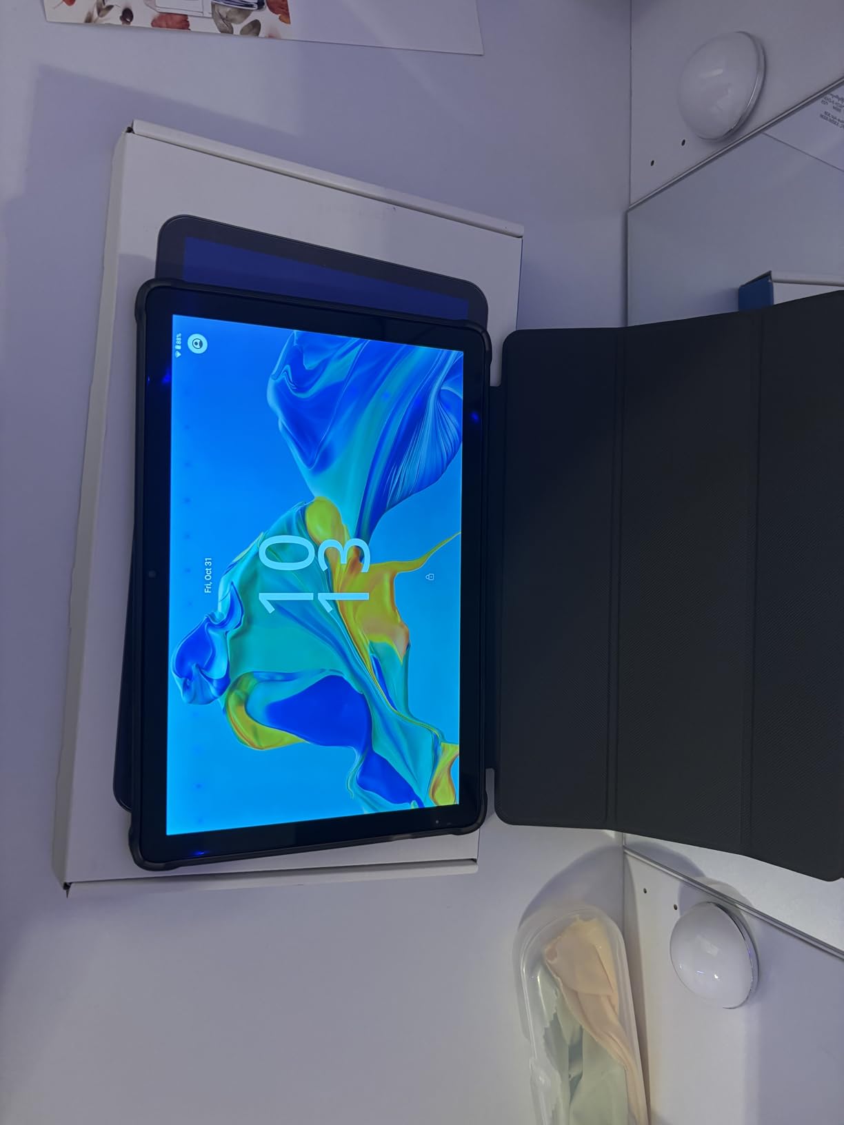 10 inch Android 15 Tablet: Octa-Core, 8GB RAM 64GB, 7000mAh, with Stand Case, IPS HD Display, Wi-Fi 6, OTG, Metal Body – Fast & Portable Tablet for Work & Entertainment, 2-Year Protection Customer Review 10 inch Android 15 Tablet: Octa-Core, 8GB RAM 64GB, 7000mAh, with Stand Case, IPS HD Display, Wi-Fi 6, OTG, Metal Body – Fast & Portable Tablet for Work & Entertainment, 2-Year Protection - Customer Photo 1