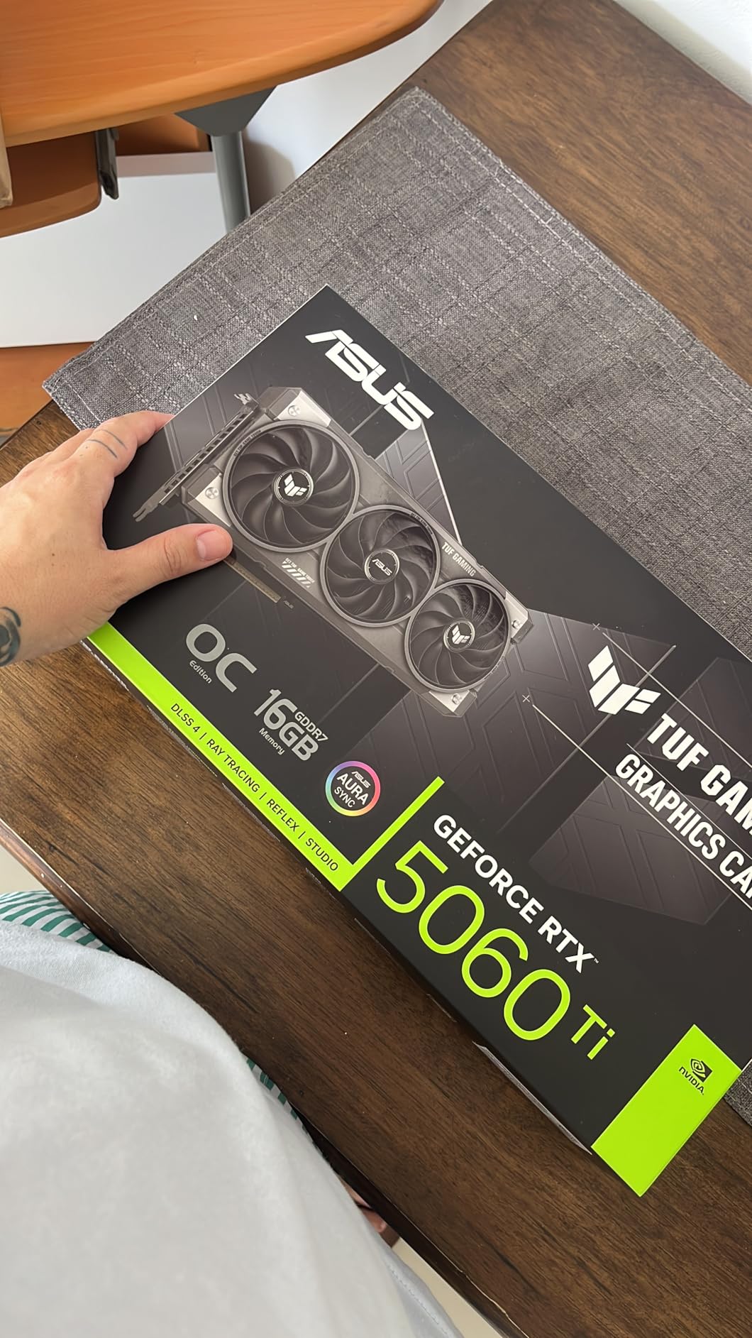 ASUS The SFF-Ready Prime GeForce RTX™ 5060 Ti 8GB GDDR7 OC Edition Graphics Card (PCIe® 5.0, 8GB GDDR7, HDMI®/DP 2.1, 2.5-Slot, Axial-tech Fans, Dual BIOS) Customer Review ASUS The SFF-Ready Prime GeForce RTX™ 5060 Ti 8GB GDDR7 OC Edition Graphics Card (PCIe® 5.0, 8GB GDDR7, HDMI®/DP 2.1, 2.5-Slot, Axial-tech Fans, Dual BIOS) - Customer Photo 5
