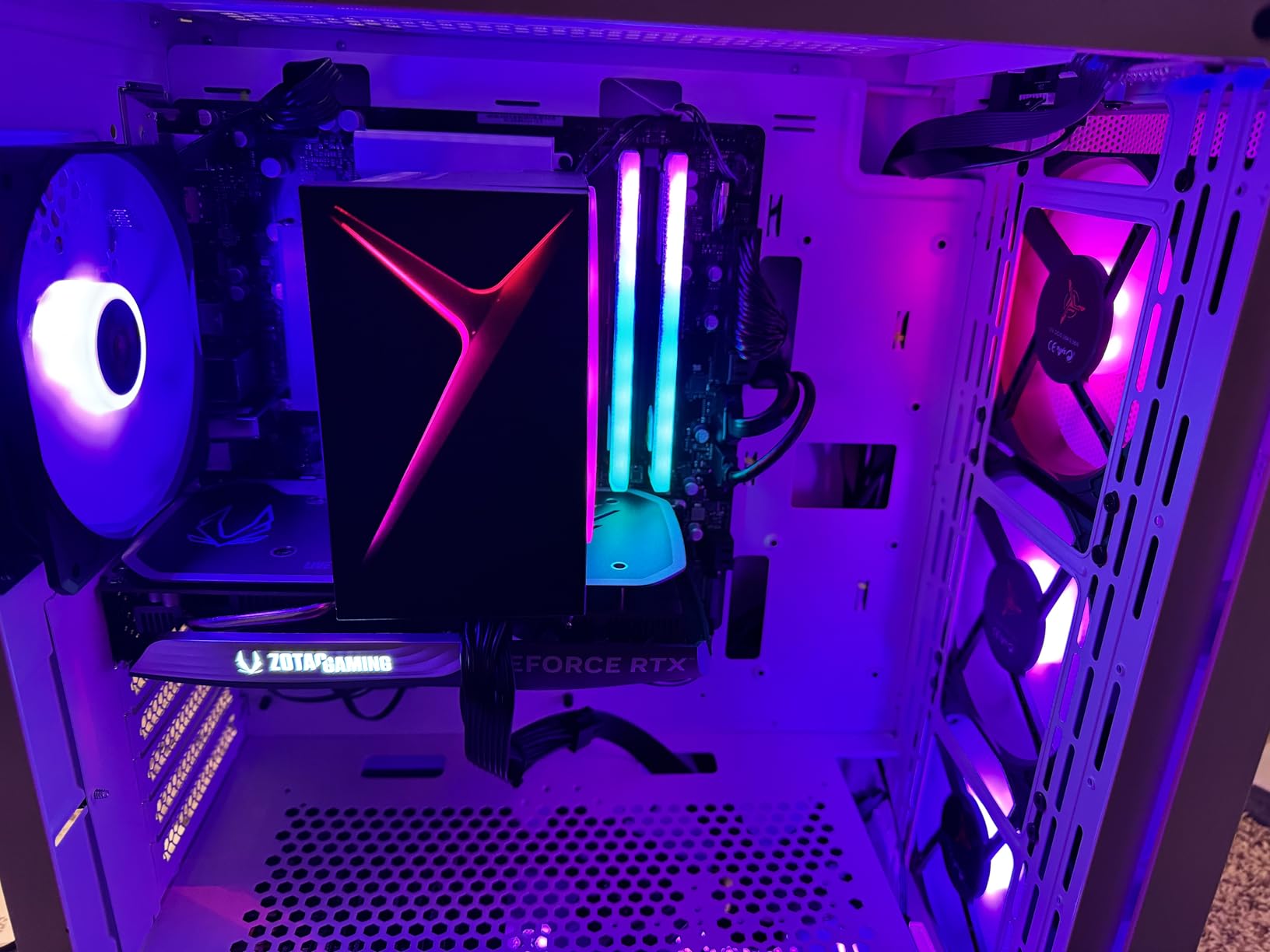 Skytech Gaming Archangel Gaming PC Desktop, Intel i5 13400F 2.5 GHz (4.6GHz Turbo Boost), NVIDIA RTX 4060 8GB, 2TB NVMe SSD, 32GB DDR5 RAM 5200 RGB, 650W Gold PSU, Wi-Fi, Win 11 - Customer Photo 1