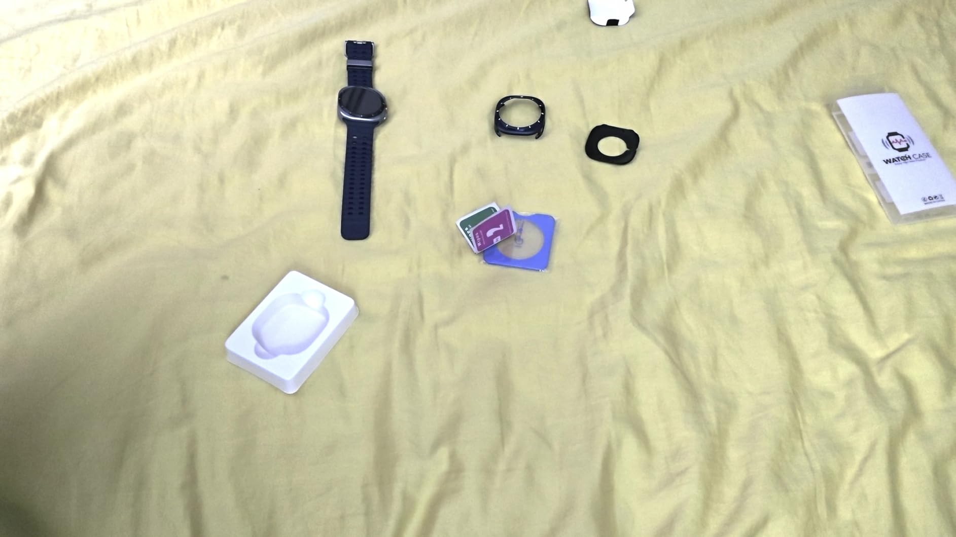 Samsung Galaxy Watch Ultra (2025) 47mm LTE Smartwatch, Titanium Casing, Advanced Sleep Coaching, Running Coach, Energy Score, Heart Rate Tracking, GPS, Titanium Silver Customer Review Samsung Galaxy Watch Ultra (2025) 47mm LTE Smartwatch, Titanium Casing, Advanced Sleep Coaching, Running Coach, Energy Score, Heart Rate Tracking, GPS, Titanium Silver - Customer Photo 1