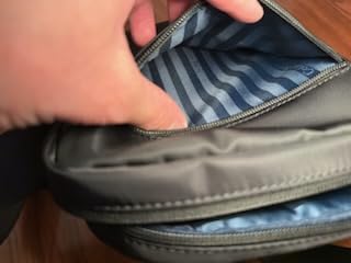Colins Keirs Men's Sling Bag Crossbody, Lightweight Waterproof Shoulder Bag for Men, Black Small Messenger Bag, Compact Travel Bag for Work, Hiking, Casual Daily Use Customer Review Colins Keirs Men's Sling Bag Crossbody, Lightweight Waterproof Shoulder Bag for Men, Black Small Messenger Bag, Compact Travel Bag for Work, Hiking, Casual Daily Use - Customer Photo 2