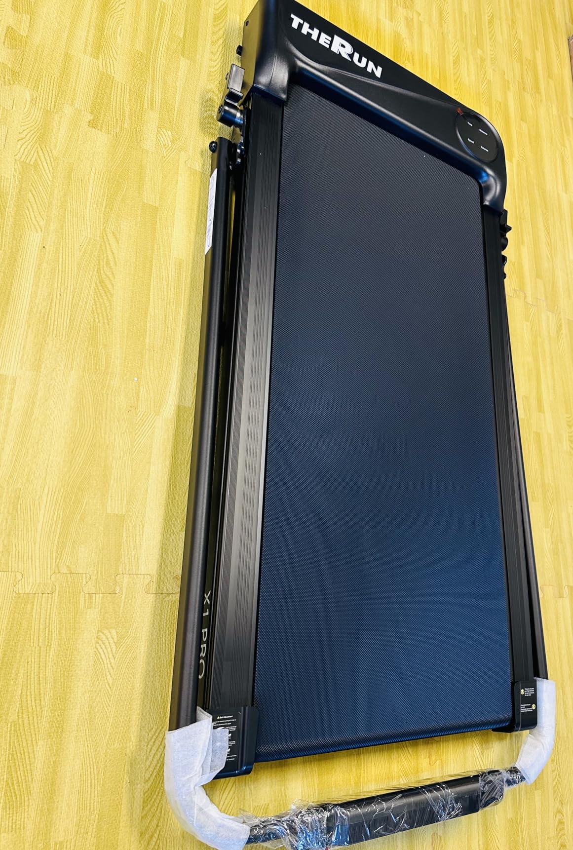 THERUN Walking Pad, 2 in 1 Foldable Treadmills for Home, 2.5HP Under Desk with Handle Bar, 16