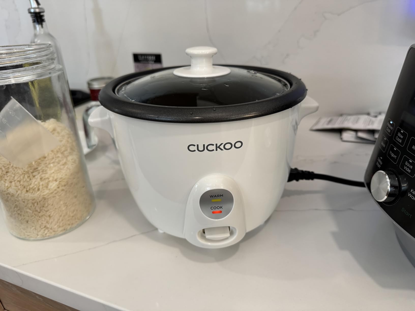 CUCKOO One Touch Rice Cooker 12-Cup Cooked, Small Rice Cooker & Warmer with Steamer Tray, Versatile Grain Cooker, Soup Maker, Auto Keep Warm, 6-Cup Uncooked, White (CR-0601C) Customer Review CUCKOO One Touch Rice Cooker 12-Cup Cooked, Small Rice Cooker & Warmer with Steamer Tray, Versatile Grain Cooker, Soup Maker, Auto Keep Warm, 6-Cup Uncooked, White (CR-0601C) - Customer Photo 4